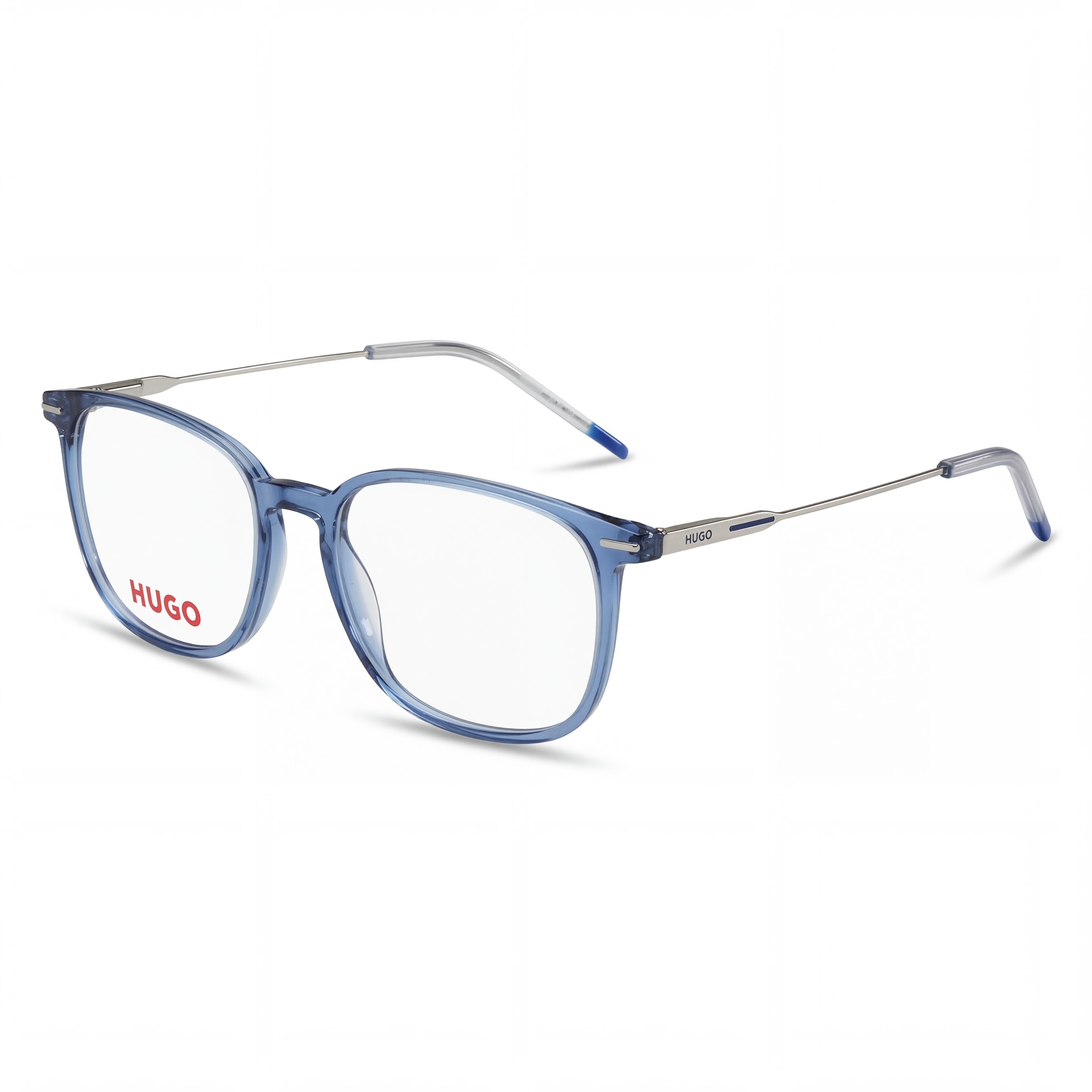 Hugo Boss 106612 Hg 1205 Modern Women's Sunglasses with Blue Magnesium Frame and Polycarbonate Lenses, 52mm, Photo 1