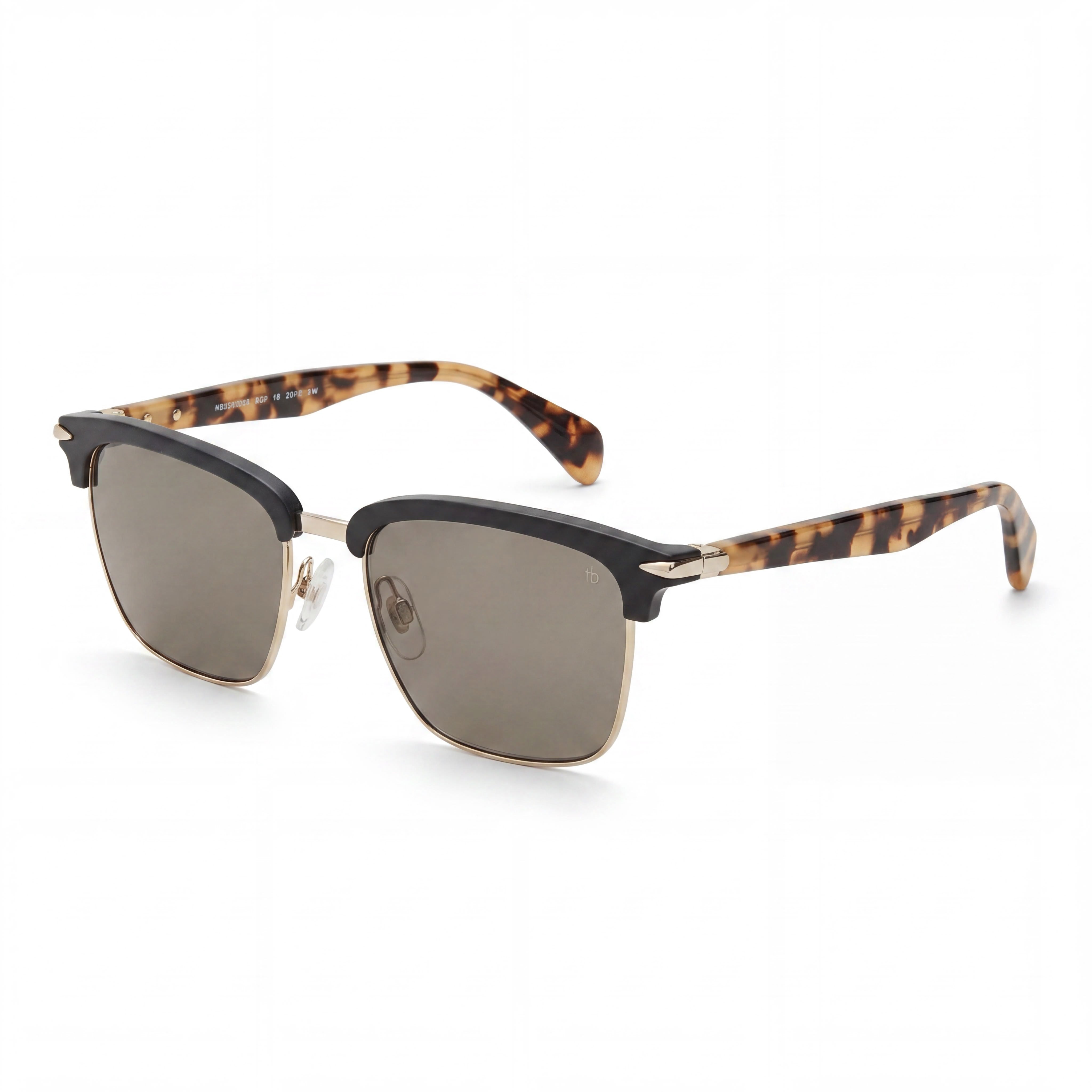 Gafas de sol Rag & Bone rnb 5034 de acero inoxidable para mujer con montura y lentes en negro mate, protección UV, sin polarizar, 54 mm, Photo 1