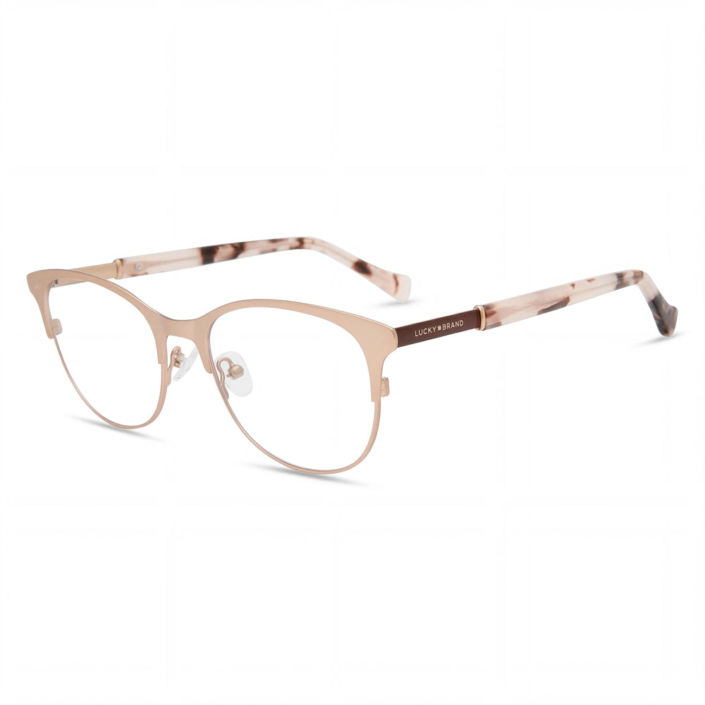 Lucky Brand Vlbd127 Men's Rose Gold Metal Frame Polarized Polycarbonate Lens Eyewear 51-18-140