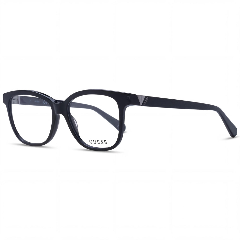 GUESS Classic GU5220 Unisex Square Full-Rim Plastic Eyeglasses Shiny Black (51mm Lens / 15mm Bridge / 140mm Temple)