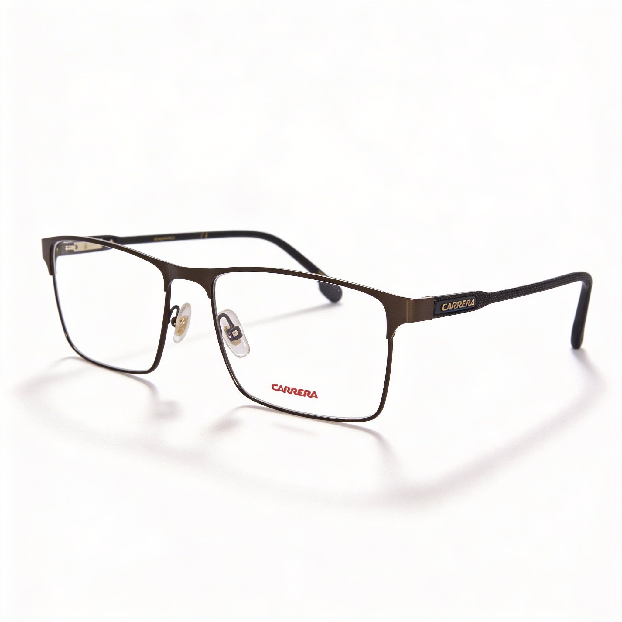 Gafas de sol unisex Carrera Modern Collection con montura de acero de aleación y lentes de policarbonato en acabado bronce mate, 58 mm de ancho de lente, Photo 1