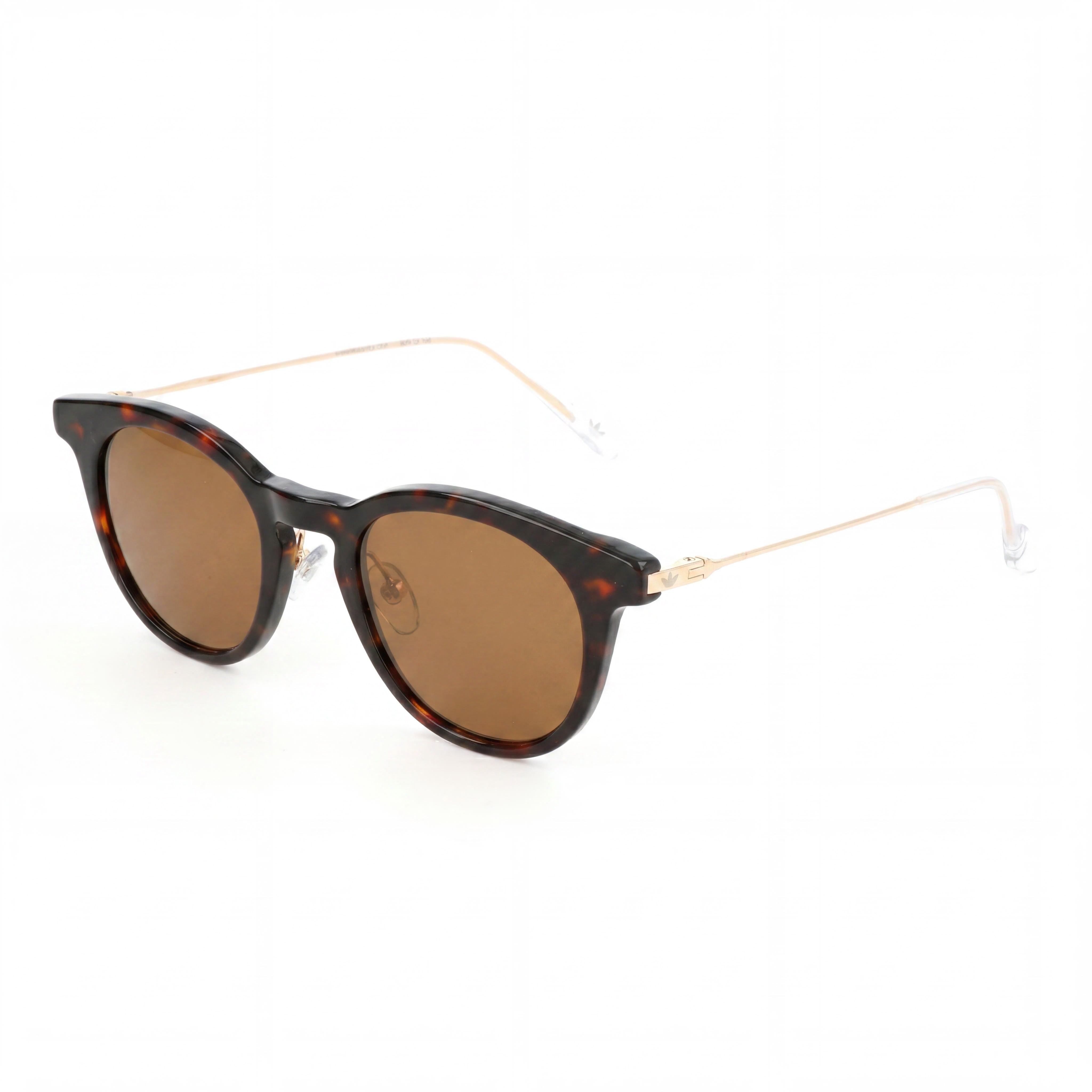 Gafas de sol unisex adidas Classic con montura de plástico y metal en marrón, protección UV y antirreflejos, 48-22-145, Photo 1