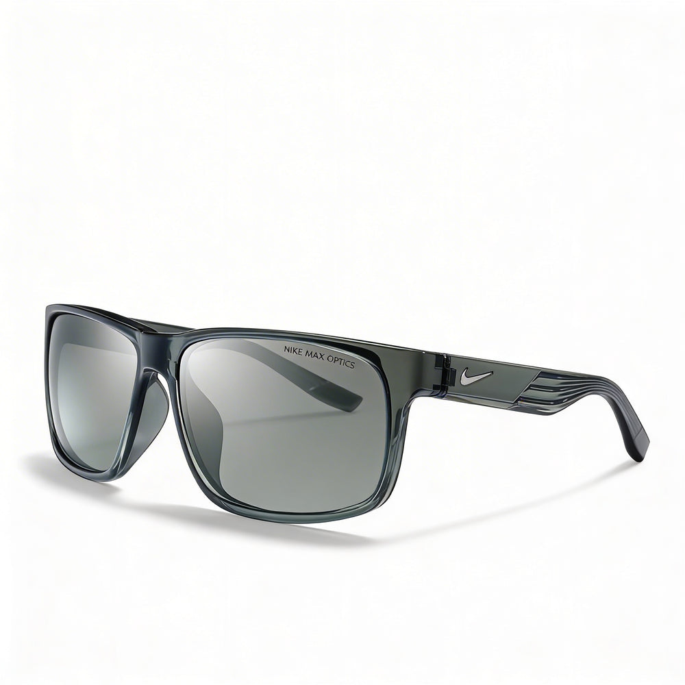 Nike Classic Unisex Silver Plastic Sunglasses, Grey Silver Flash, UV Protection, Anti-glare, 59mm