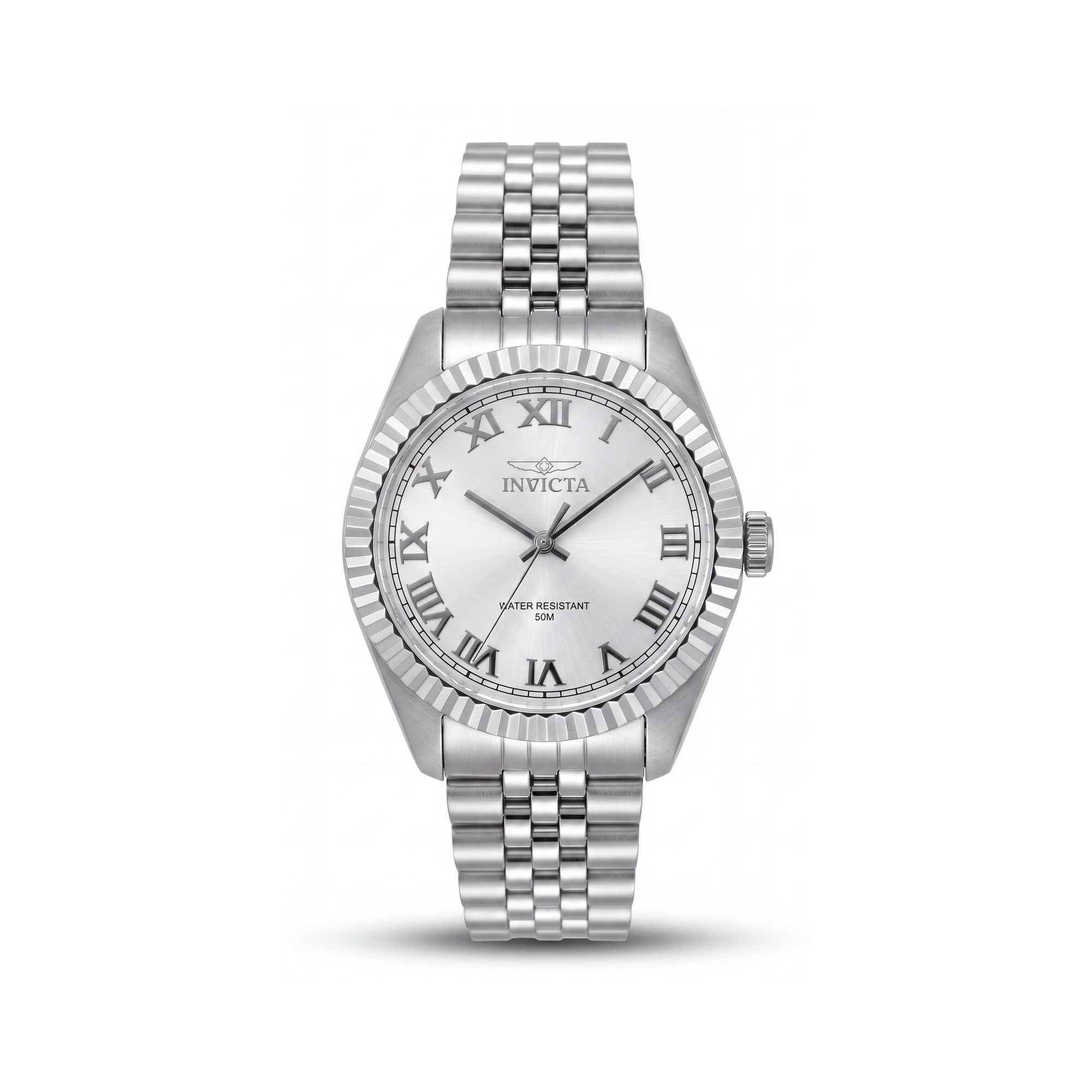 Invicta Specialty 47409 Unisex Stainless Steel Bracelet Quartz Watch, Silver Dial, 36mm Case, Photo 1