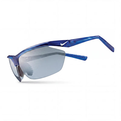 Nike Wayfarers Women's Blue Plastic Frame Nylon Blue Lens Competition UV Protected Sunglasses
