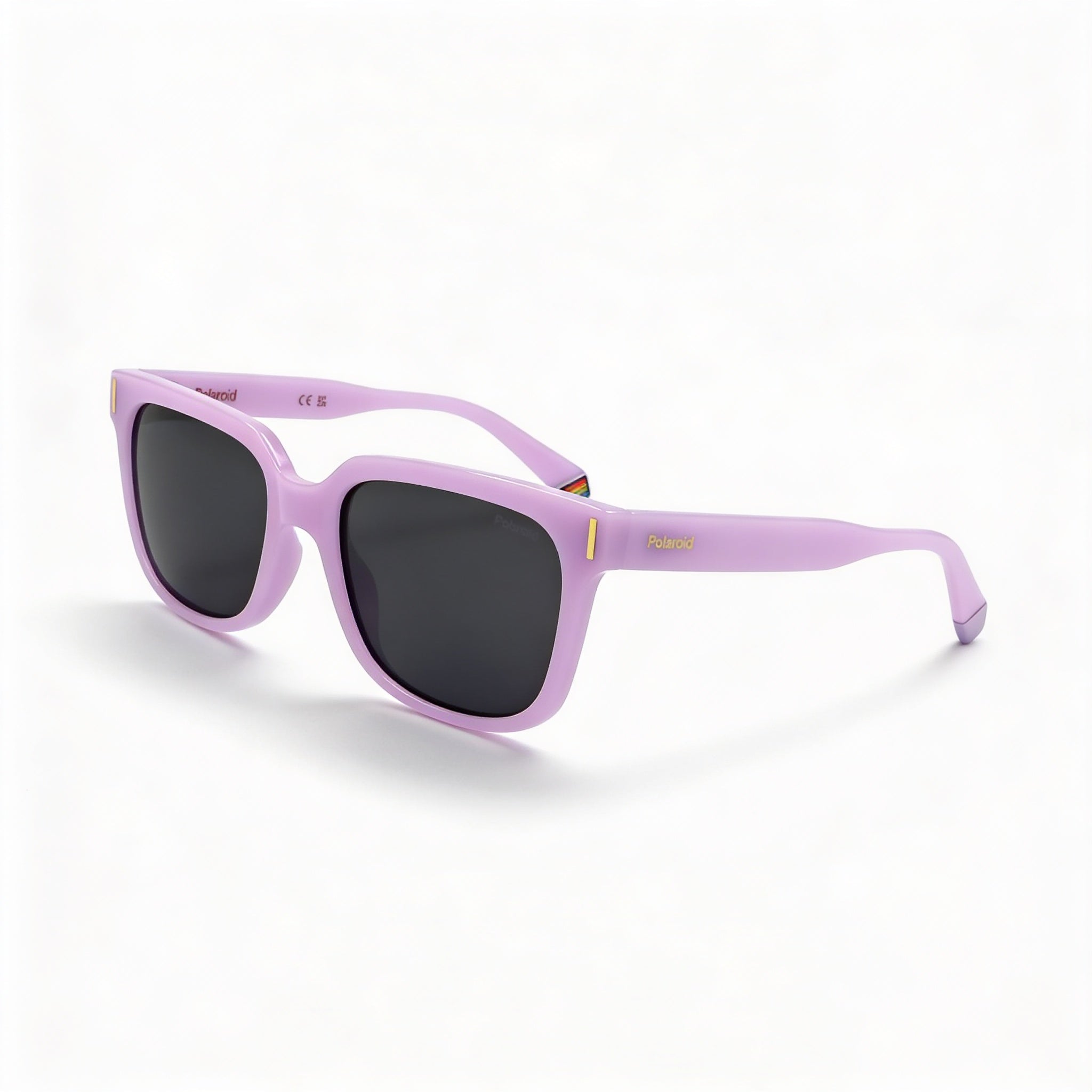 Gafas de sol Polaroid PLD 6191/S unisex, estilo casual, color lila, con montura de policarbonato gris, polarizadas y con protección UV, 54 mm, Photo 1