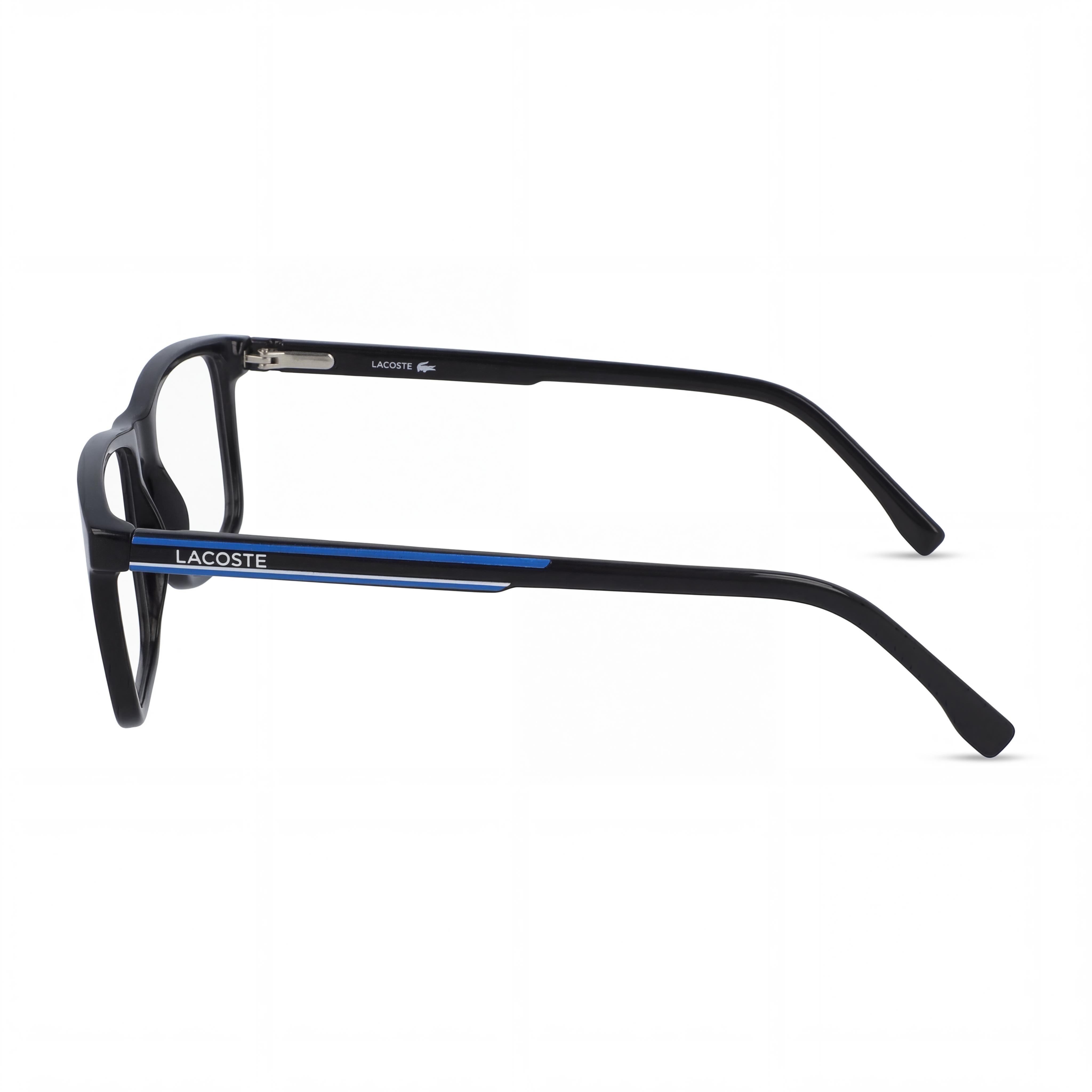 Gafas Oftálmicas Casual Lacoste L2858 para Hombre y Mujer con Montura Negra y Lentes de Plástico Transparente, 54-17-145, Photo 1