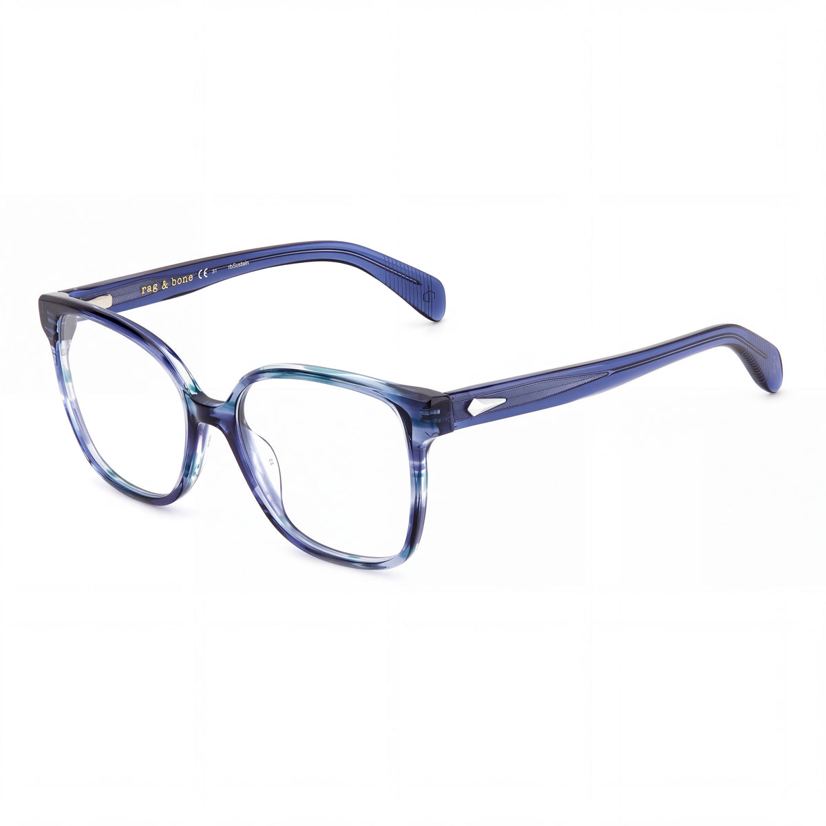 Gucci RNB3053 Unisex Sunglasses, Injected Frame, Blue Color, Polycarbonate Lens Material, 54mm Lens Width, Photo 1
