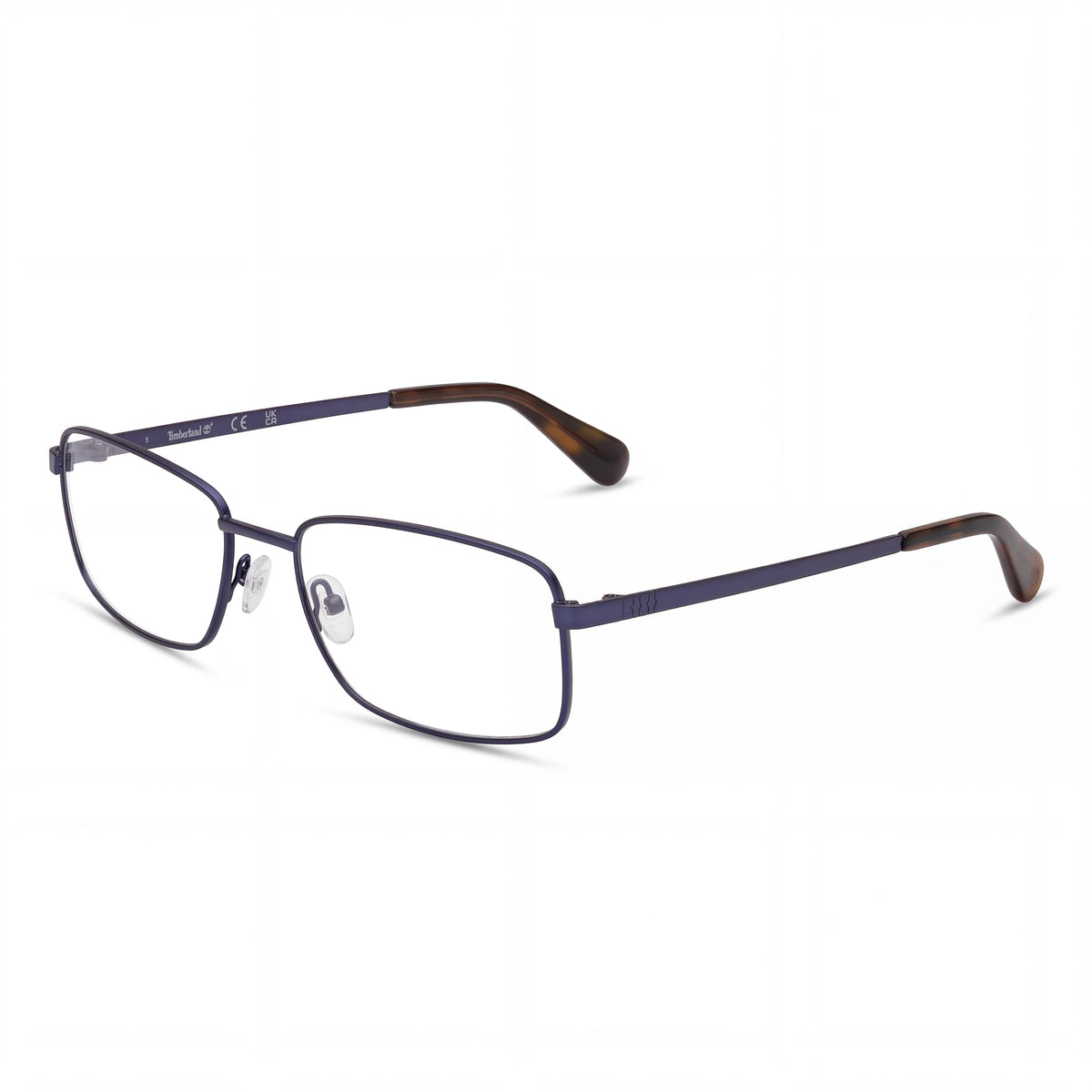 Timberland Tb50038 Gafas para Hombre Sin Metal con Lentes de Policarbonato Transparentes Azul Mate 64-18-155, Photo 1