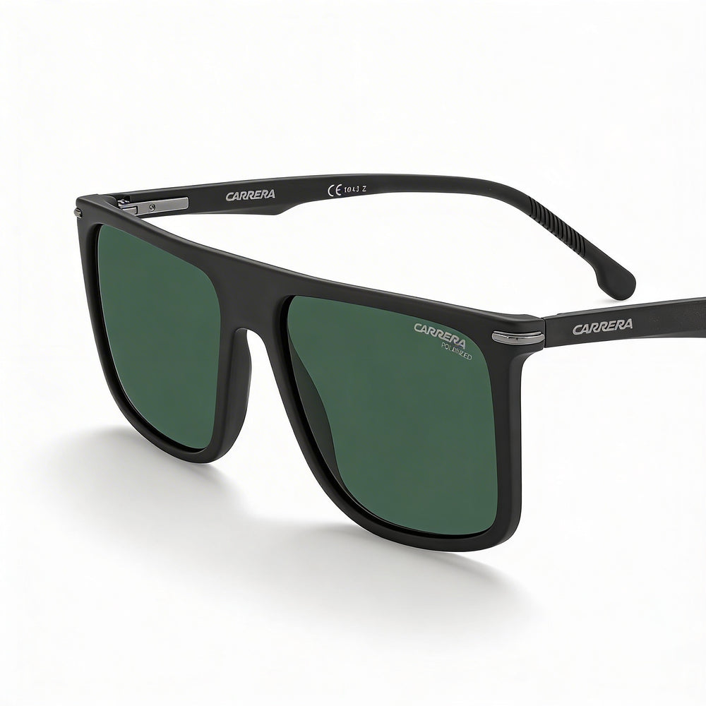Carrera 278/S Unisex Matte Black Polyamide Square UV Protection Sunglasses 58mm