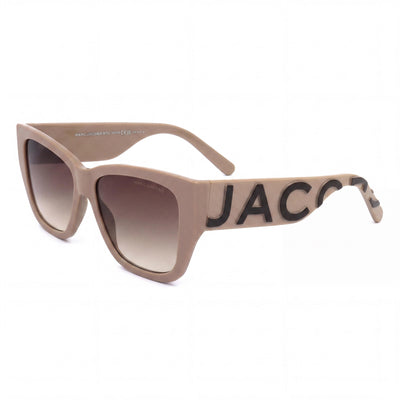 Marc Jacobs MARC 695/S Men's Nude Brown Acetate Square Frame UV Protection Brown Shaded Lens Sunglasses 55mm