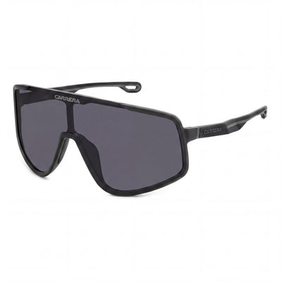 Gafas de sol Carrera Casual para mujer con protección UV, armazón de poliamida ecológica en negro mate, lentes de 99 mm, puente de 1 mm, patillas de 145 mm