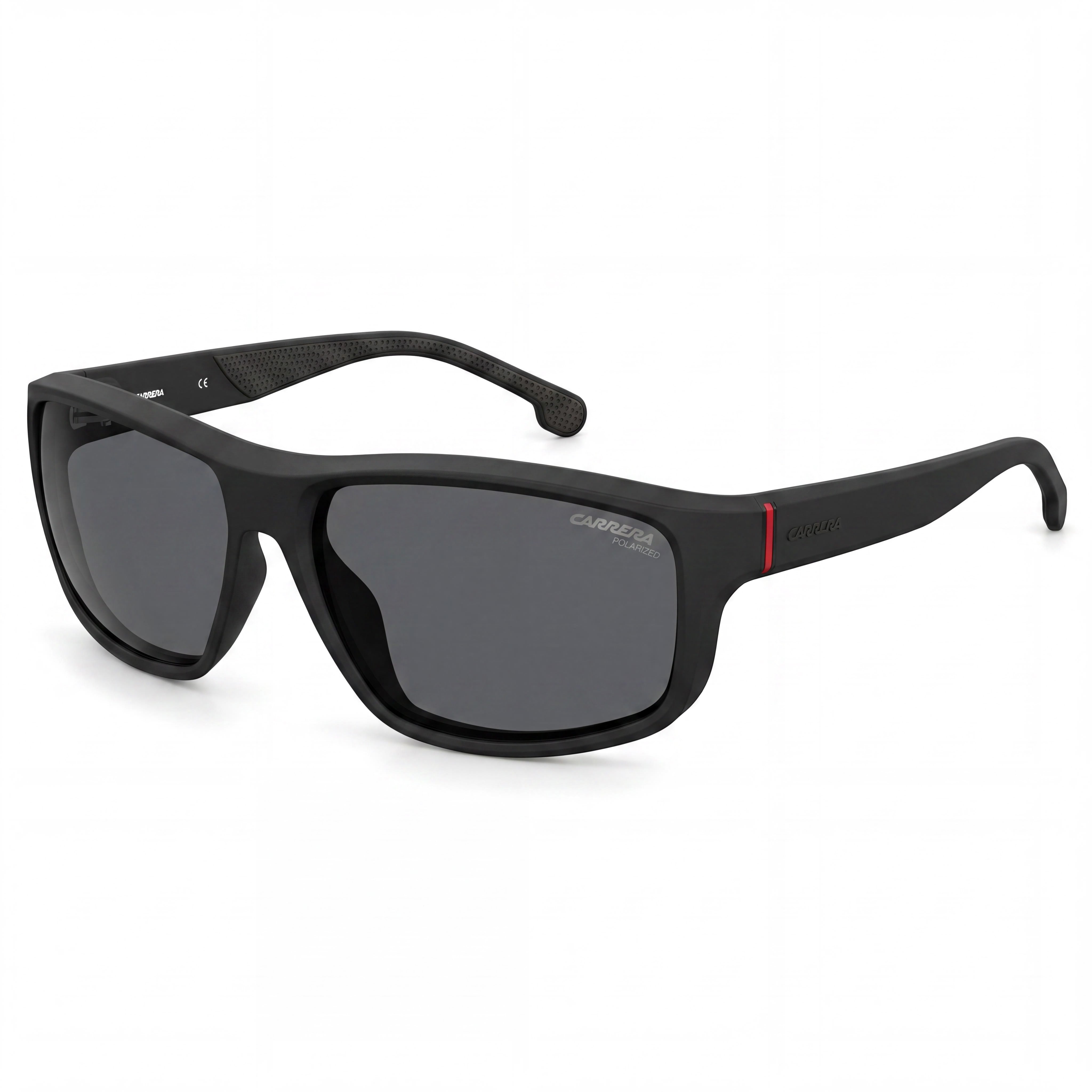 Carrera 8038/S Unisex Matte Black Polyamide Frame Grey Polarized UV Protection Sunglasses 61, Photo 1