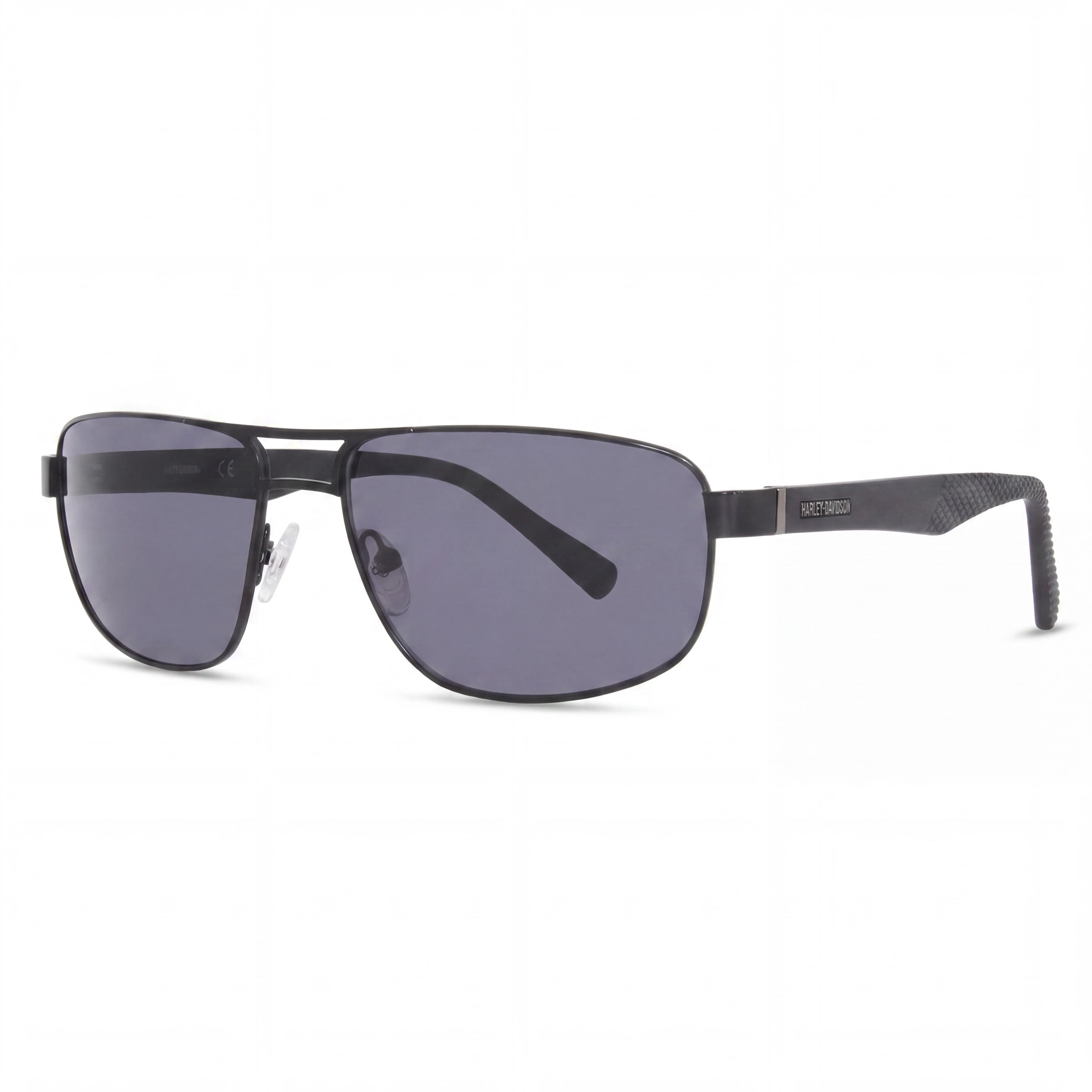 Harley-Davidson Hd0946x Gafas para hombre, armazón de metal negro mate, cristales grises no polarizados con protección UV de 60 mm, Photo 1
