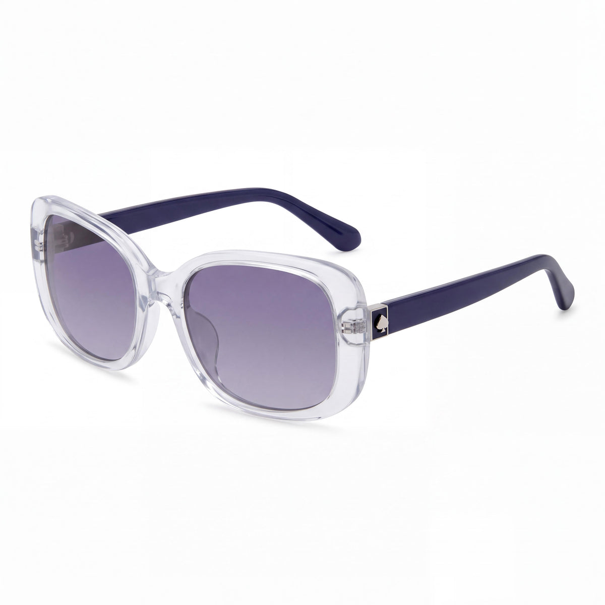 kate spade new york Women's Dionna/F/S Rectangular Blue Acetate UV Protected Polarized Sunglasses 52mm, Photo 1