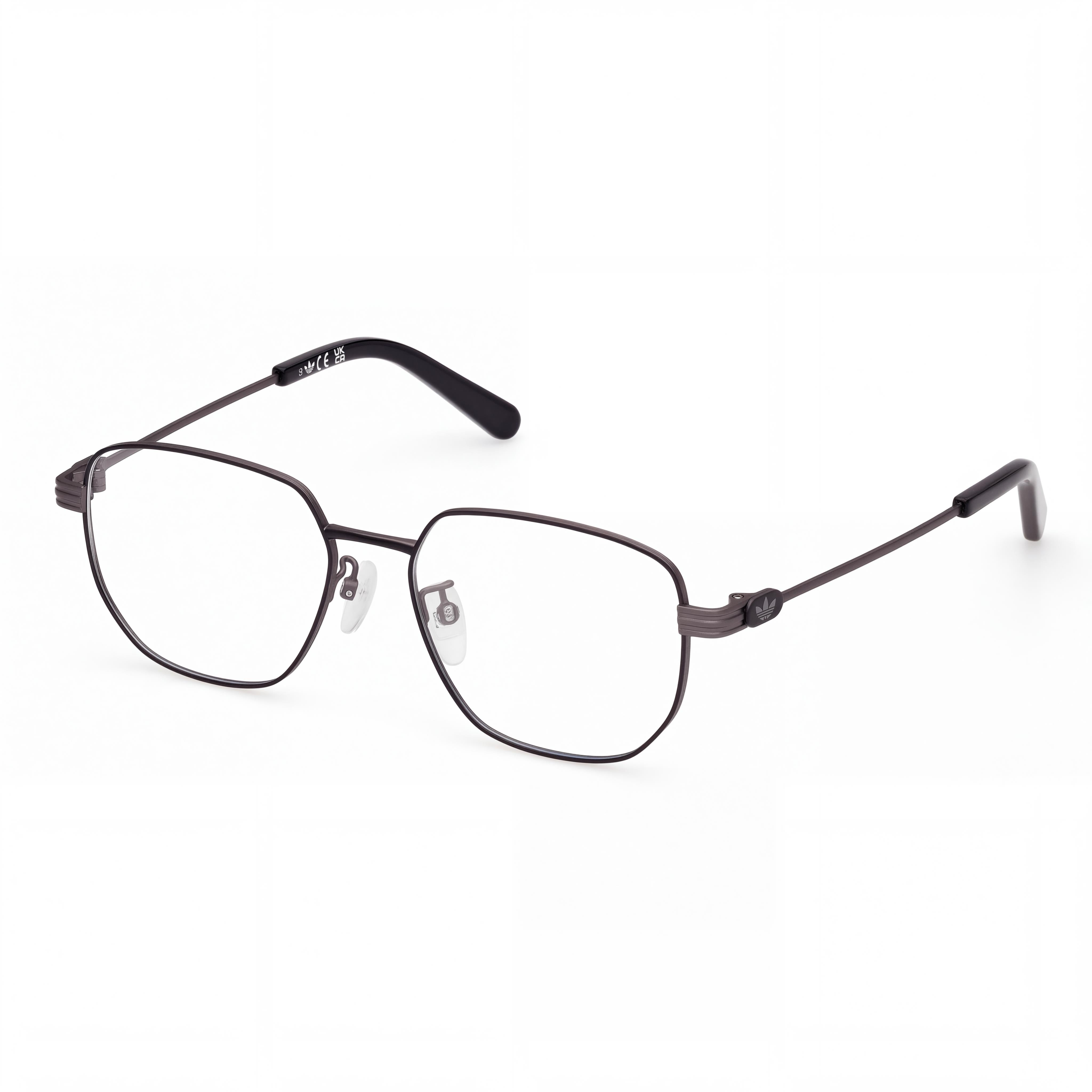 adidas Originals Or5112-d Men's Metal Eyeglasses Matte Black Gunmetal 52mm, Photo 1