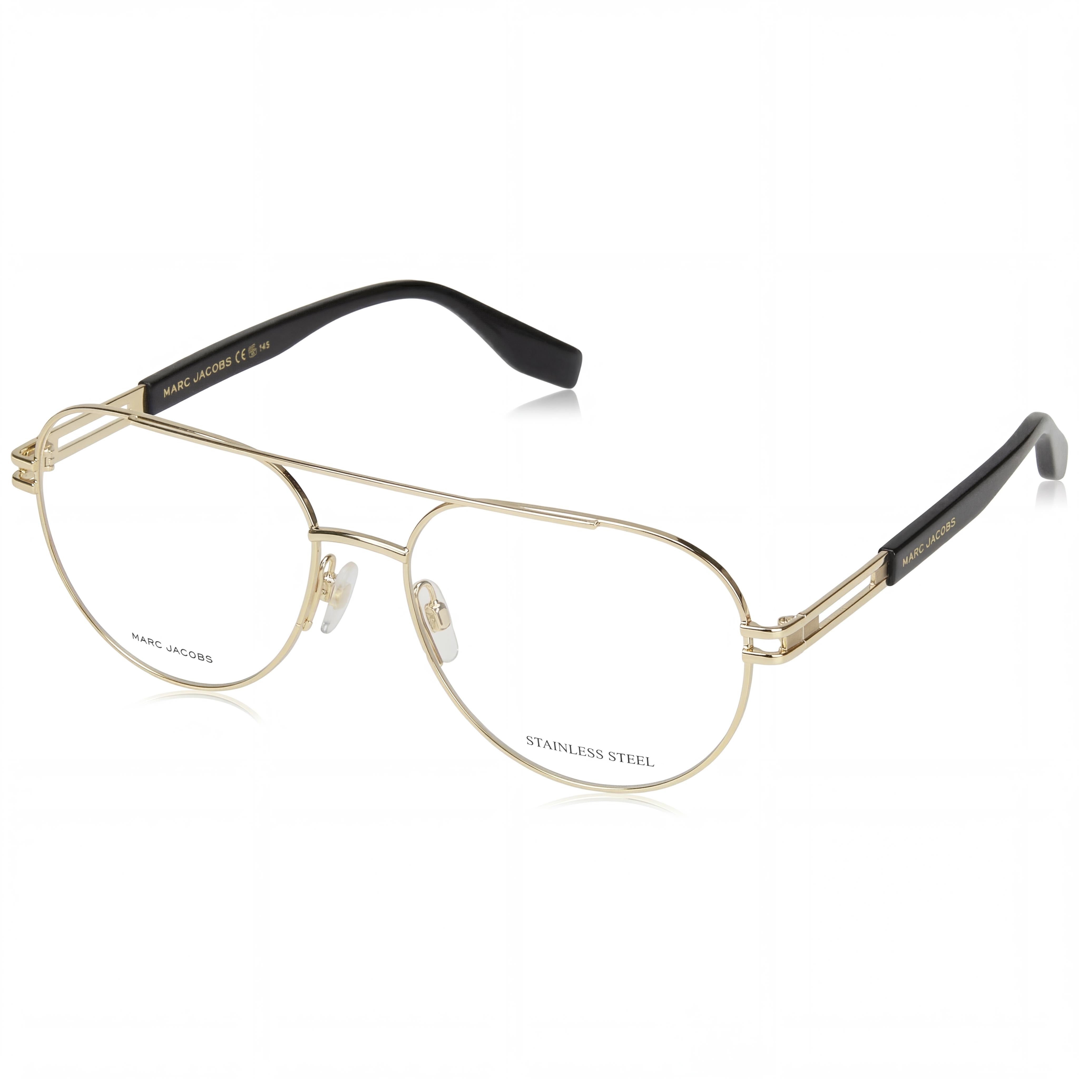 Marc Jacobs Marc 676 Men's Casual Style Gold Alloy Steel Frame with Polycarbonate Lens Optical Eyewear 58mm, Photo 1