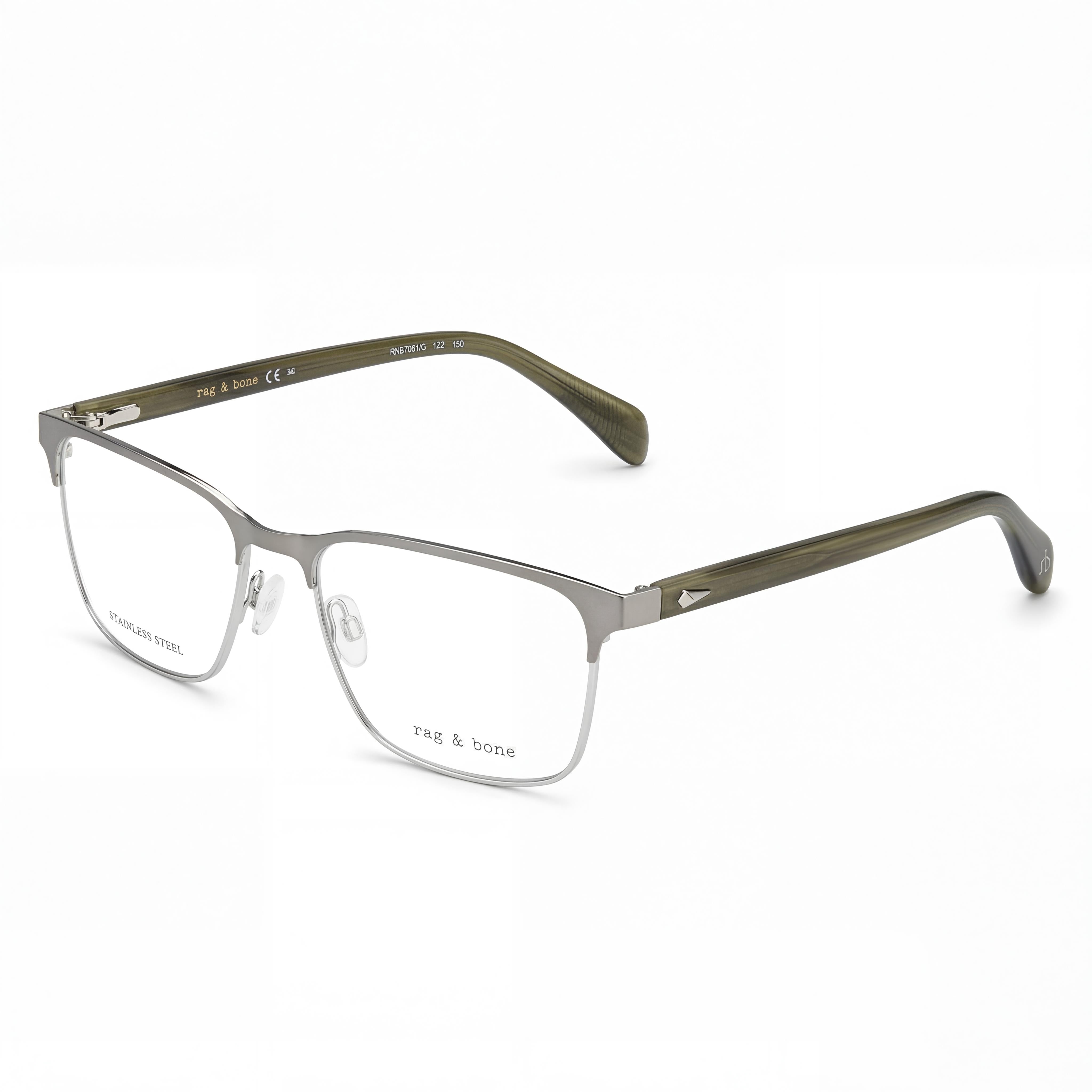 Rag & bone Rnb7051/g Casual Men’s Alloy Steel Dark Ruthenium 54mm Sunglasses, Photo 1