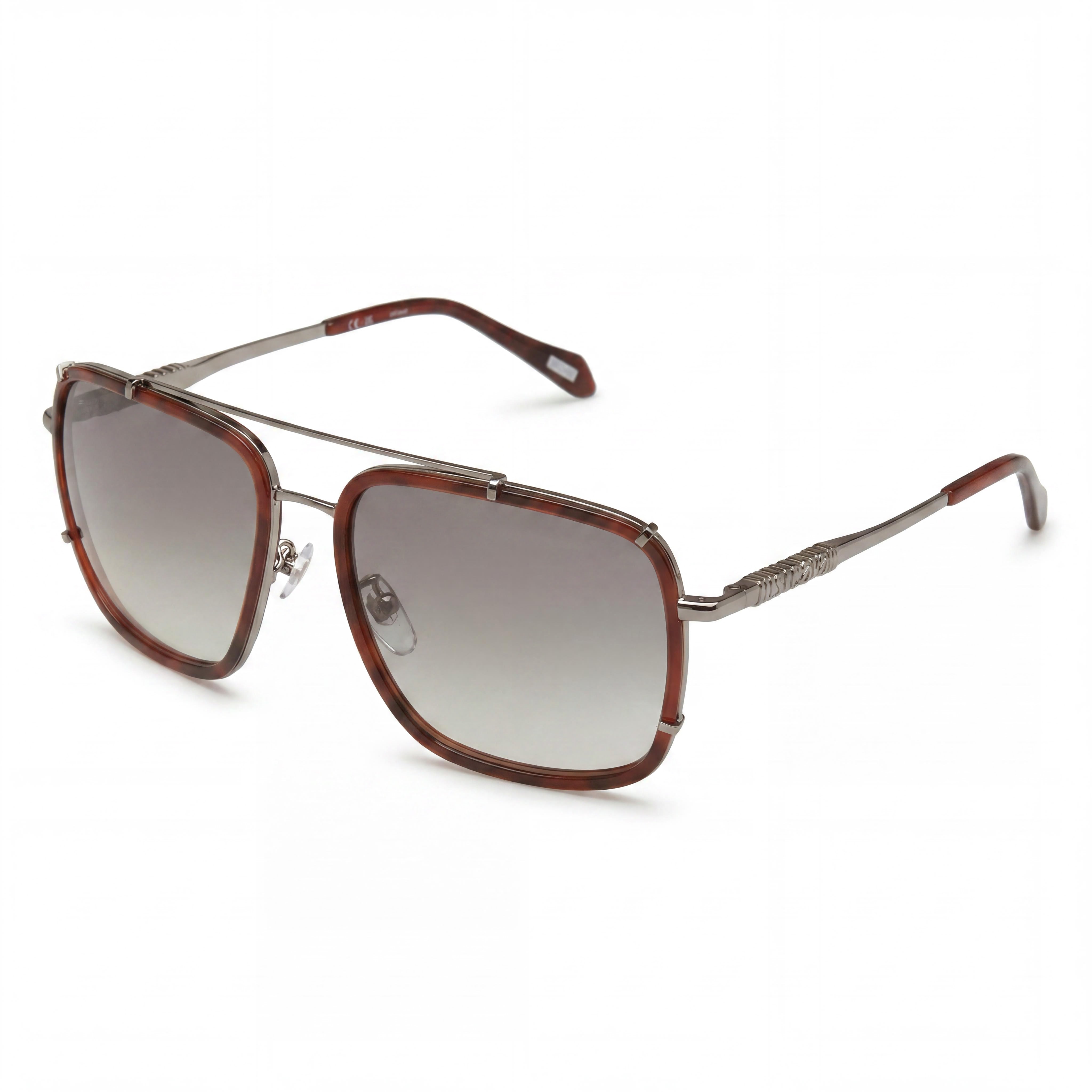 Gafas de sol Just Cavalli casuales para mujer, brillantes, rojas, armazón de metal Habana, protección UV, 58mm, Photo 1