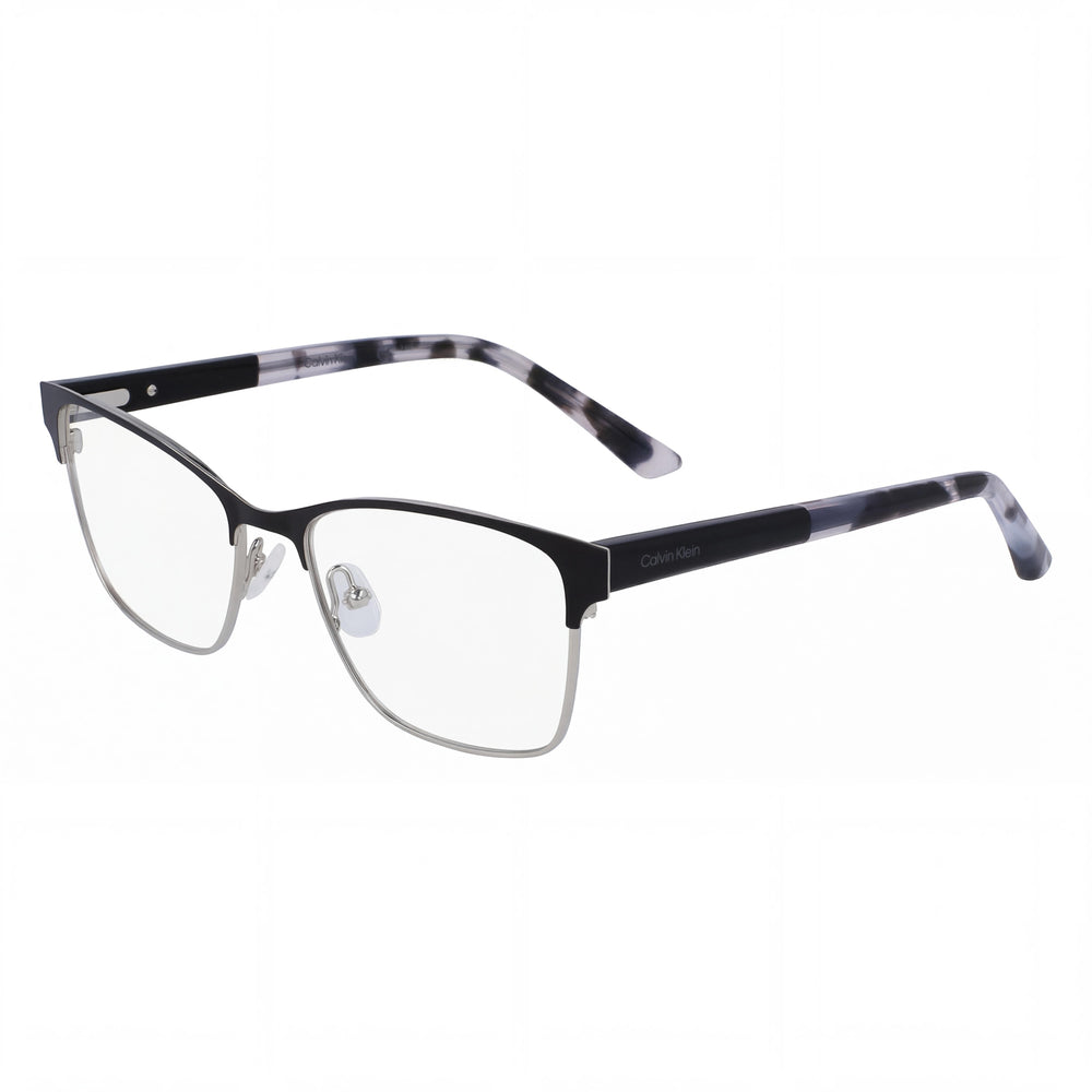 Calvin Klein Ck23107 Women's Black Metal Full Rim Rectangle Optical Frame Lens 52mm Bridge 17mm Temple 140mm