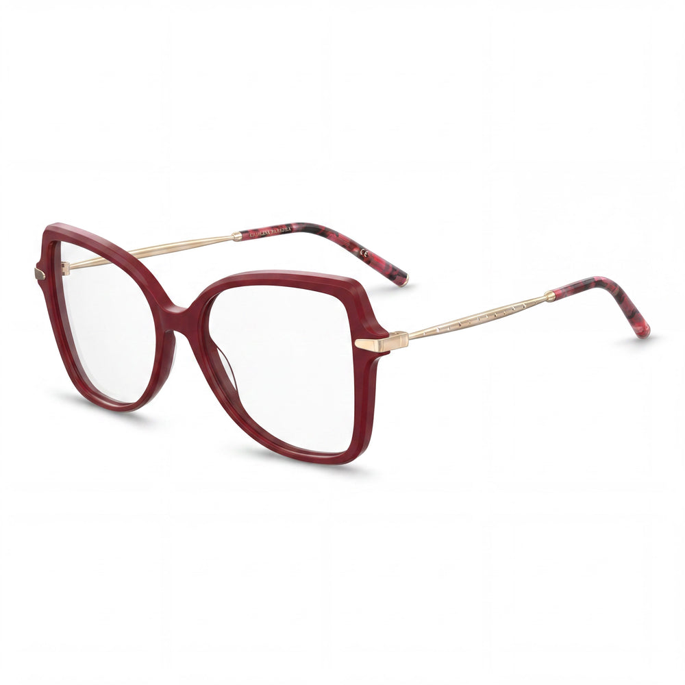 Gafas Carolina Herrera Clásicas para Mujer, Plástico, Sin Graduación, Havana Dorado, Talla 53mm