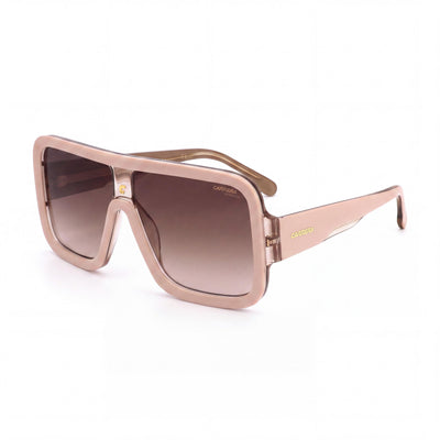 Carrera Classic Women's Acetate Beige Brown Shaded Frame Gradient Brown Lens 62mm Sunglasses