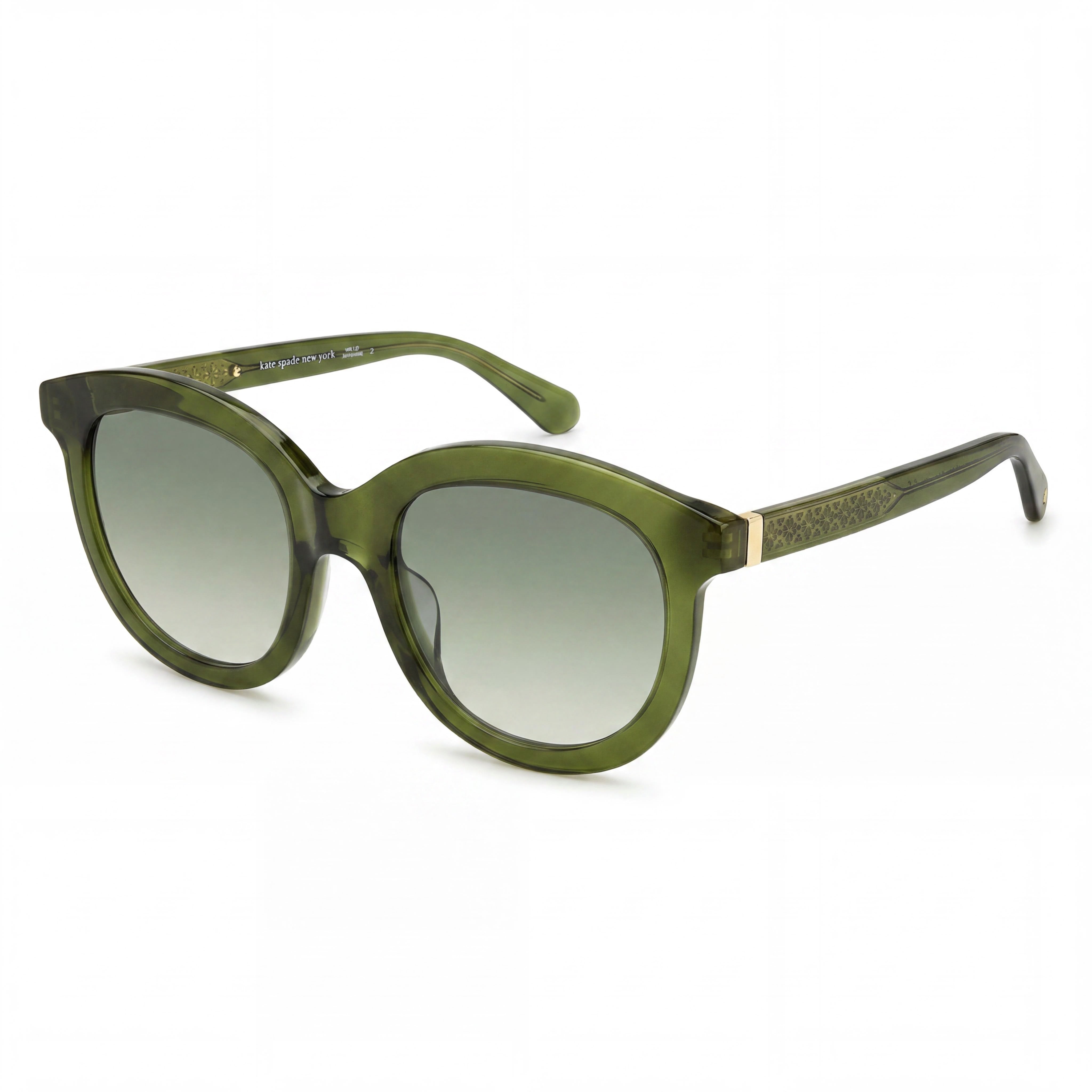 Gafas de sol Kate Spade New York Lillian/G/S para mujer, de plástico, con protección UV, color verde cristal, 53 mm, no polarizadas, Photo 1