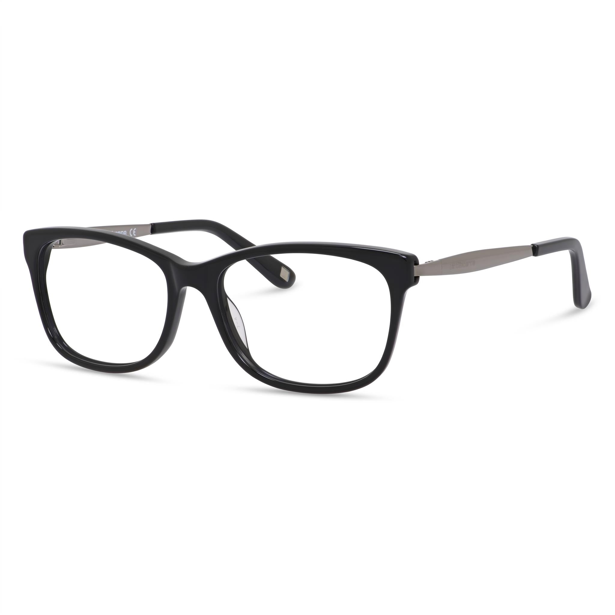 Liz Claiborne L 637 Men's Black Frame Eyeglasses with 52mm Lens Width, 16mm Bridge Width, 130mm Temple Length, Photo 1