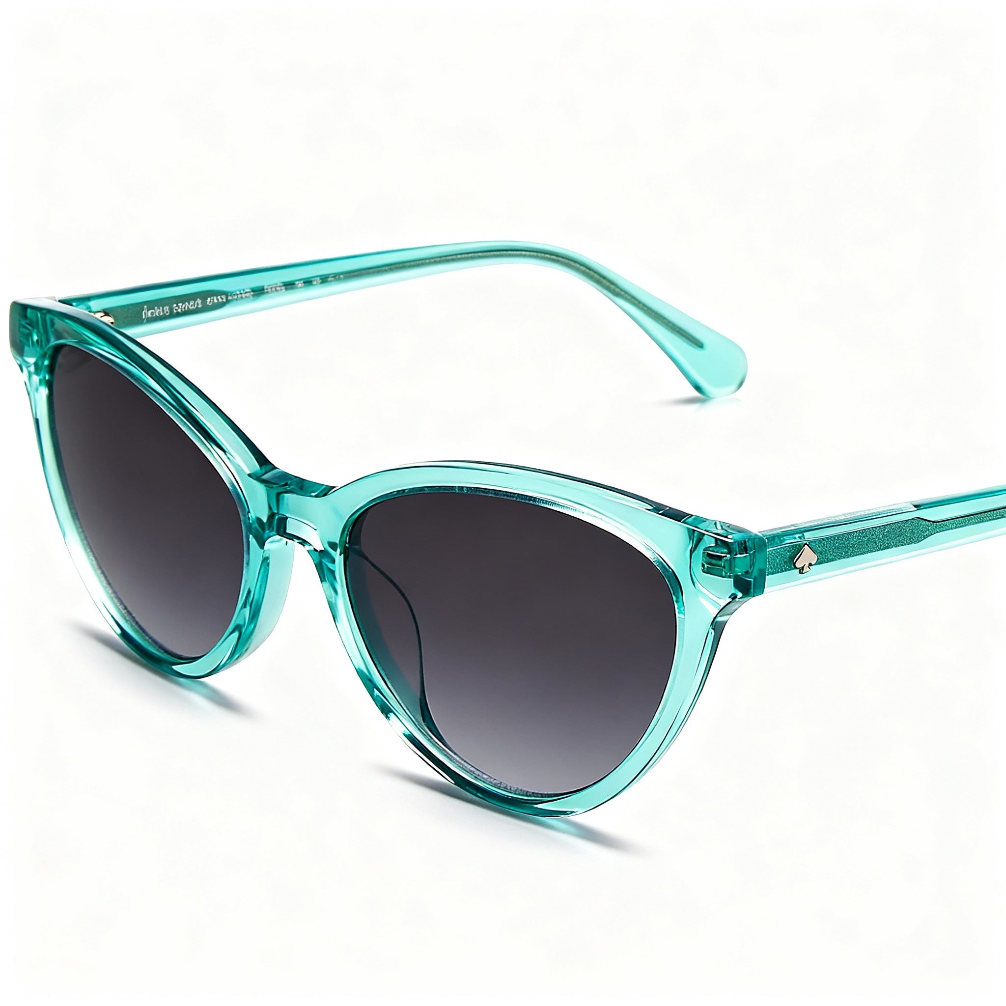 kate spade new york Adeline/G/S Women's Modern Style Teal Plastic Frame Non-Polarized UV Protection Sunglasses 55mm