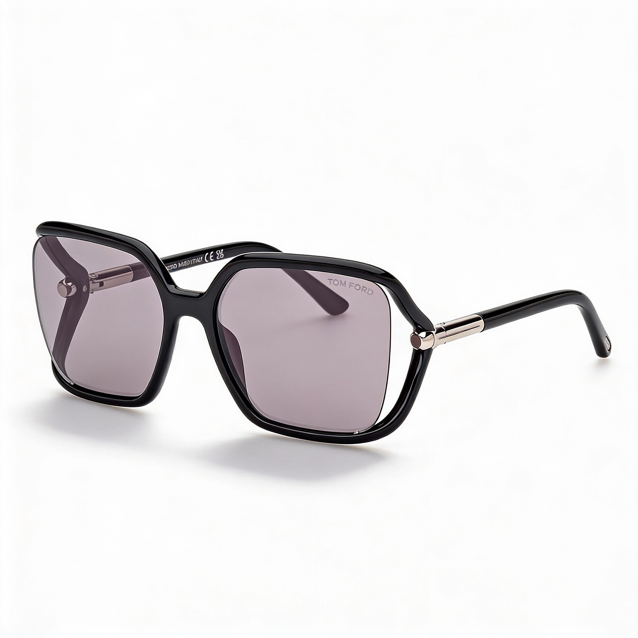 Gafas de sol deportivas Tom Ford Solange FT1089 para mujer, de acetato multicolor, con protección UV, espejo gris, 60-17-120, Photo 1