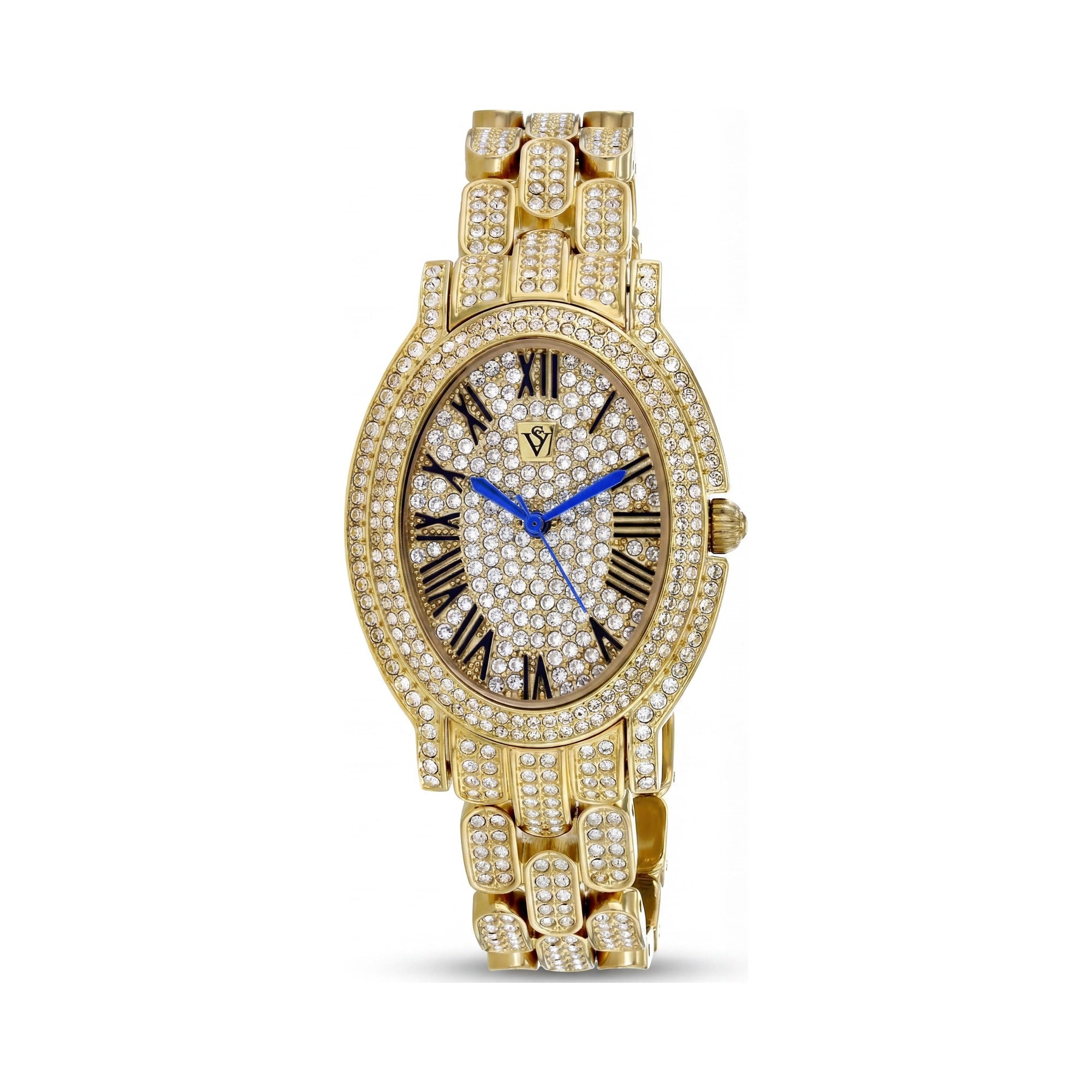 Reloj de pulsera para mujer Christian Van Sant de acero inoxidable en tono dorado resistente al agua, Photo 1
