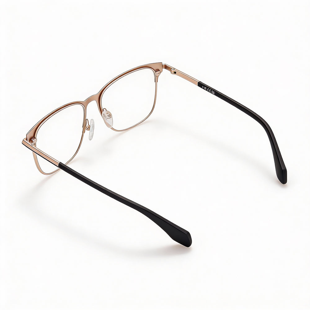Gafas de sol adidas Originals Navigator para hombre, montura metálica negra, lentes compuestas multicolor, 52-16-145