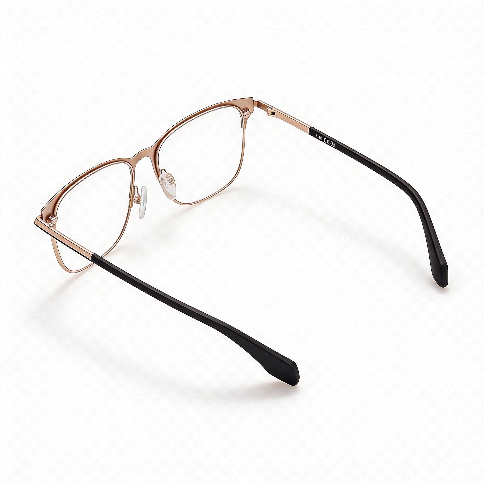 adidas Originals navigator Men's Black Metal Eyeglasses Frame Multi-coloured Composite Lens 52-16-145, Photo 1