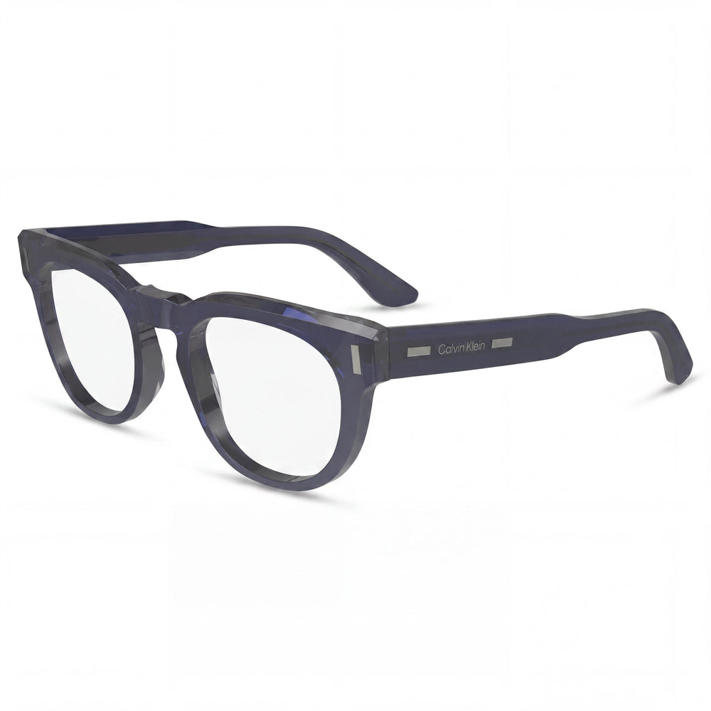Calvin Klein Ck23542 Unisex Acetate Frame Sunglasses with Blue Lenses and Blue Frame Color, 49mm Lens Width