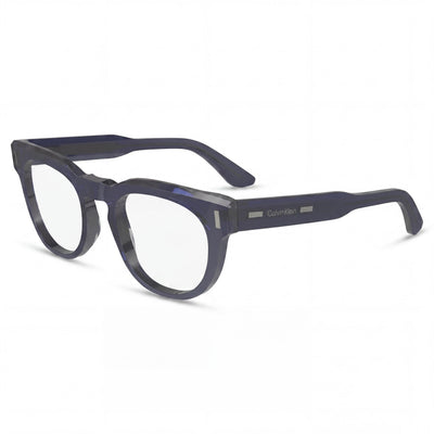 Calvin Klein Ck23542 Unisex Acetate Frame Sunglasses with Blue Lenses and Blue Frame Color, 49mm Lens Width