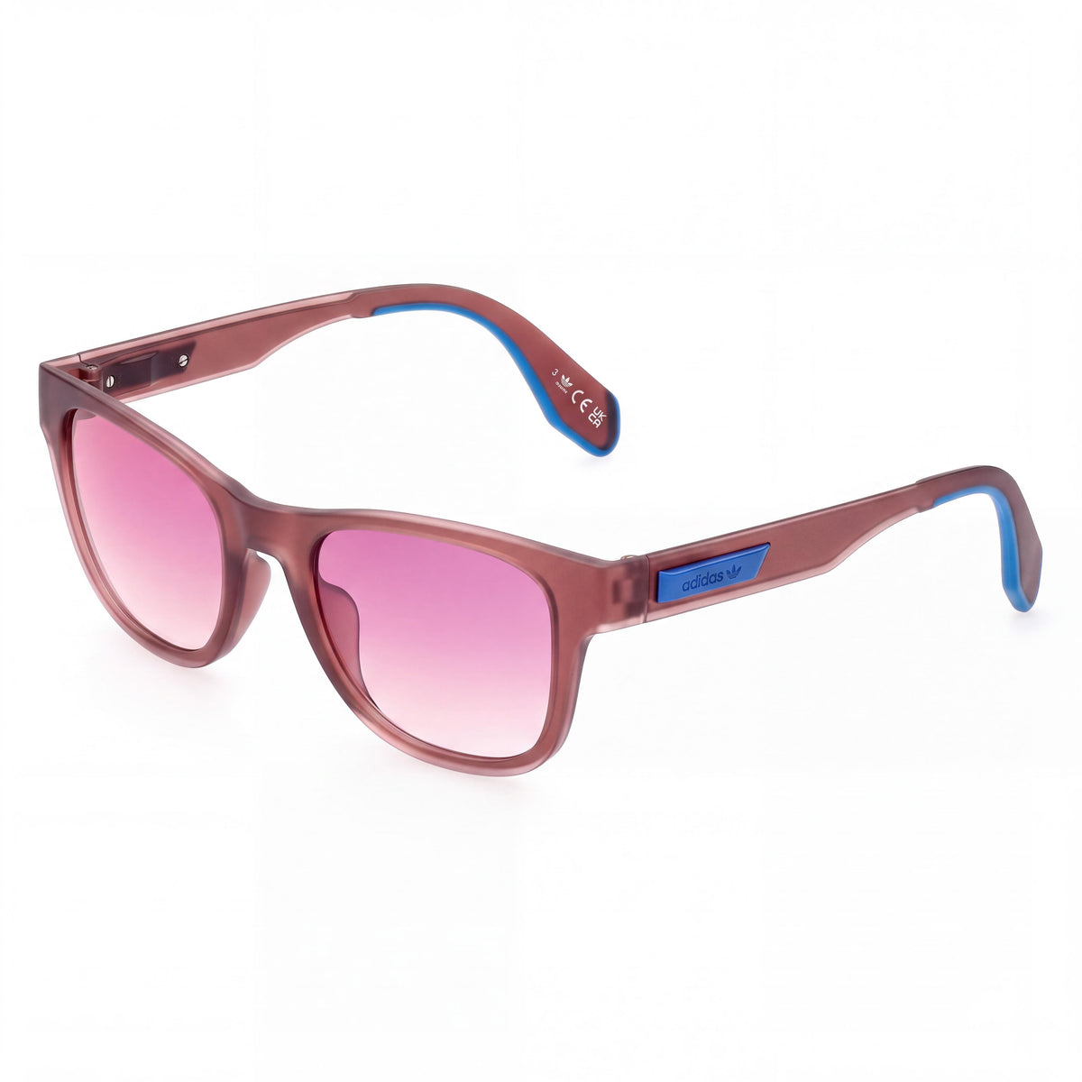 adidas Originals Casual Unisex No Polarizadas Burdeos Mate Plástico Lentes Degradadas 51-20-145, Photo 1