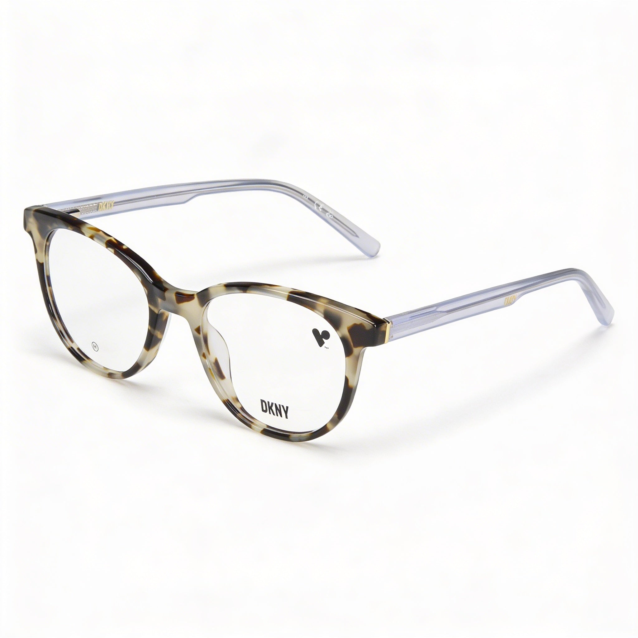 DKNY Modern Unisex Acetate Eyeglasses Bone Tortoise 50, Photo 1