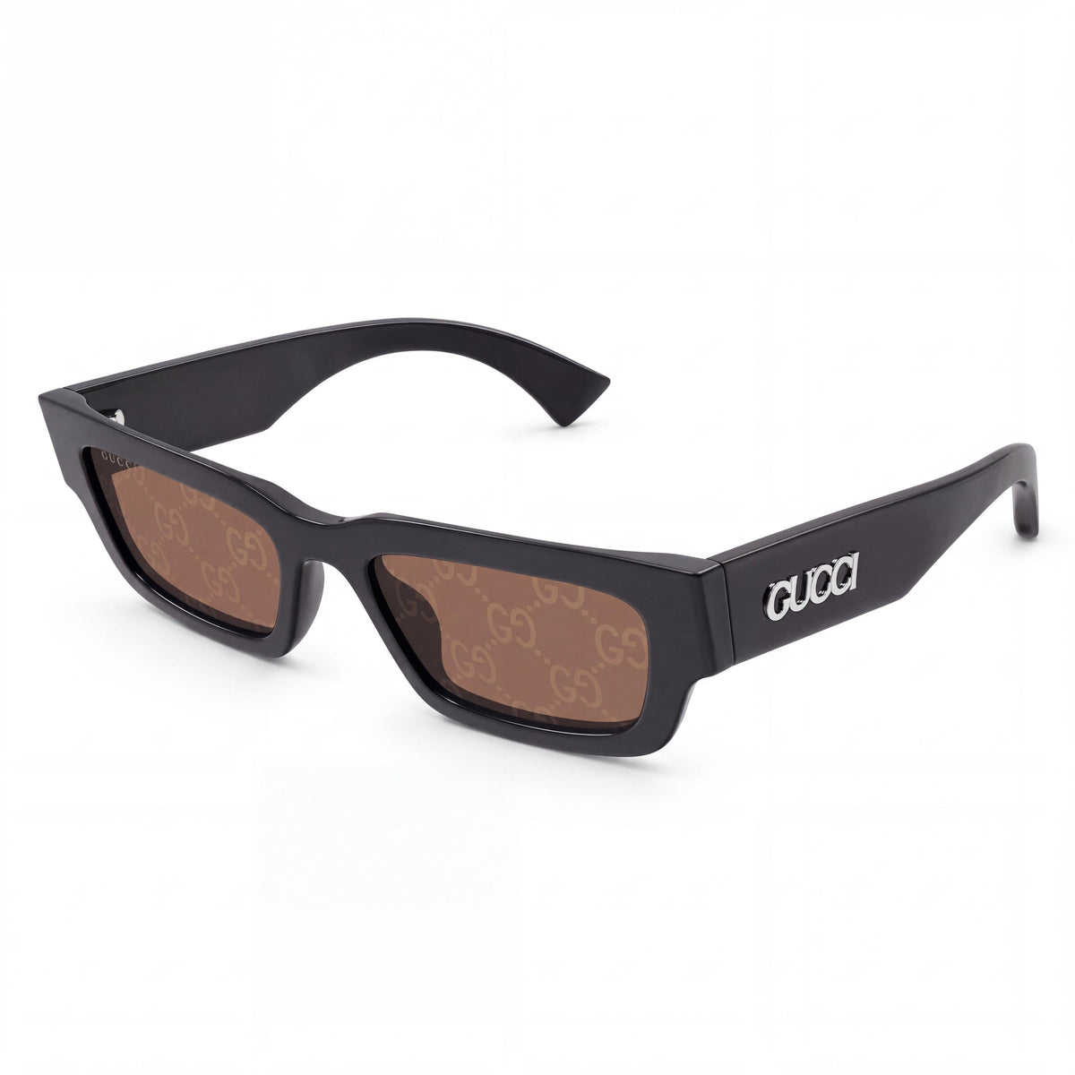Gucci GG1838S-005 Recycled Ace Unisex Sunglasses, Modern Style with Black Frame and Black Lenses, Photo 1