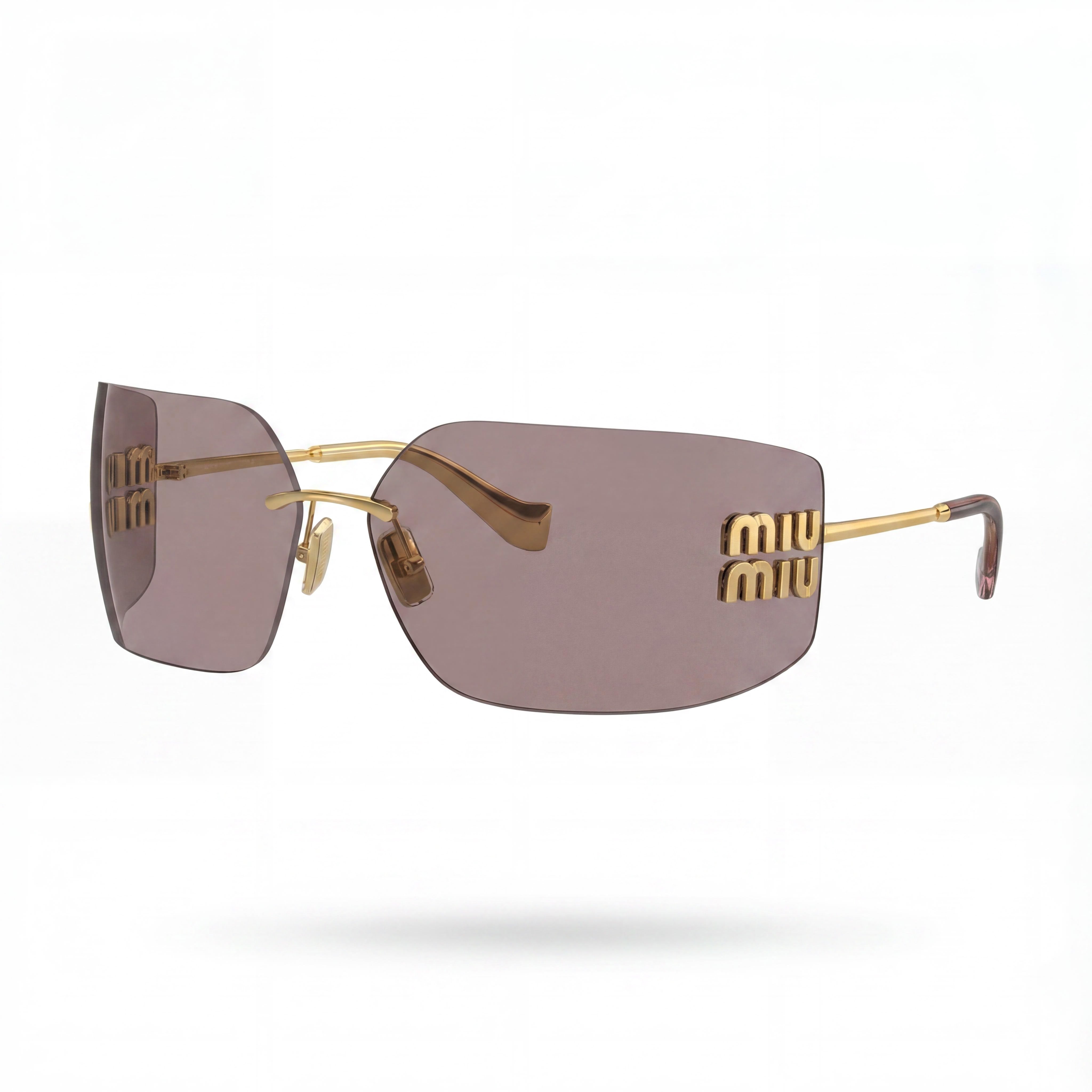 Gafas de sol deportivas Miu Miu para mujer con montura metálica multicolor y protección UV y lentes de policarbonato., Photo 1