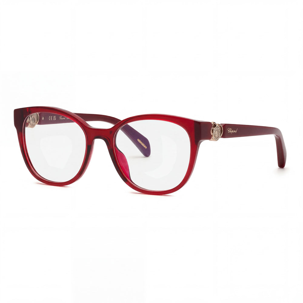 Chopard Modern Men’s Acetate Shiny Transparent Dark Burgundy 53mm