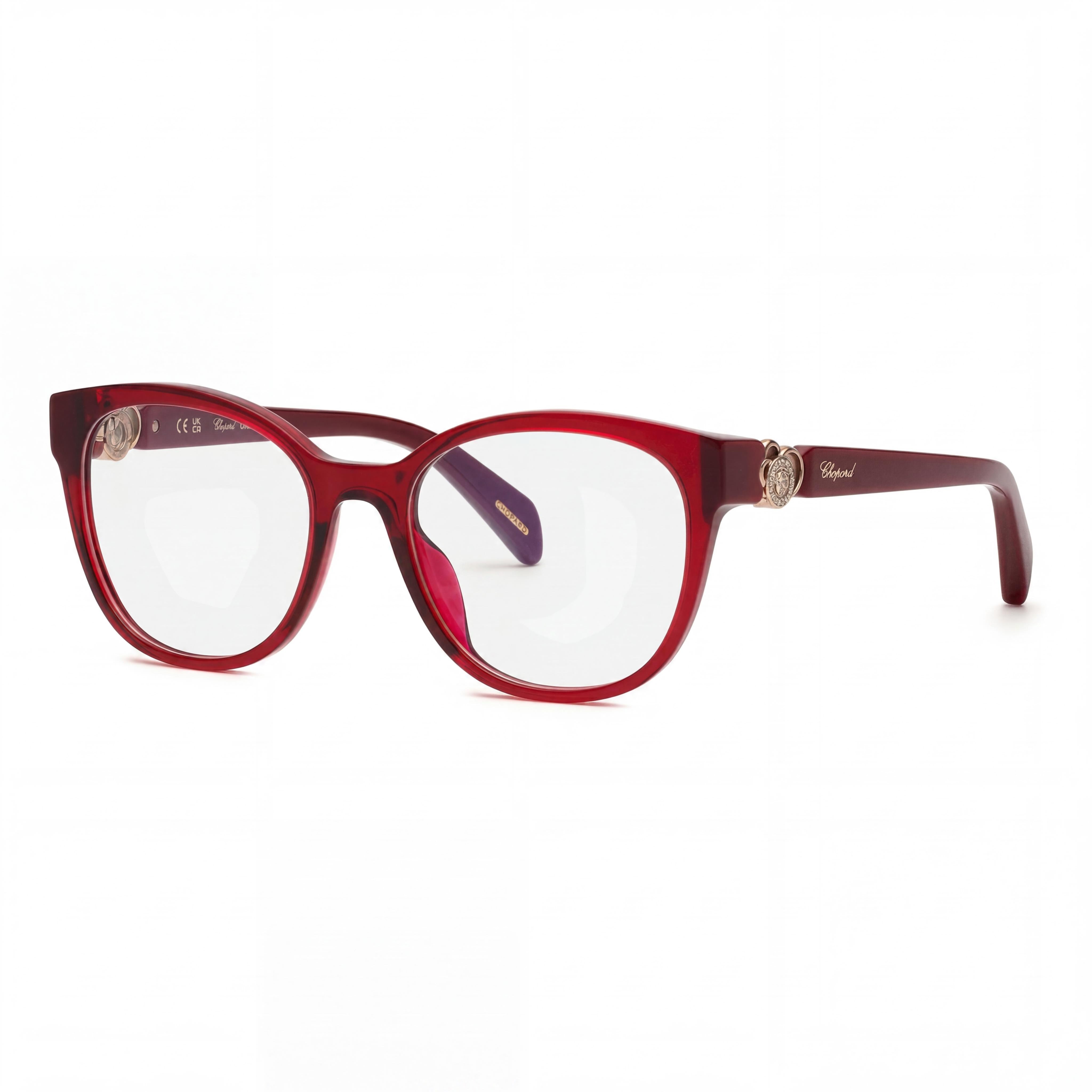 Chopard Modern Men’s Acetate Shiny Transparent Dark Burgundy 53mm, Photo 1