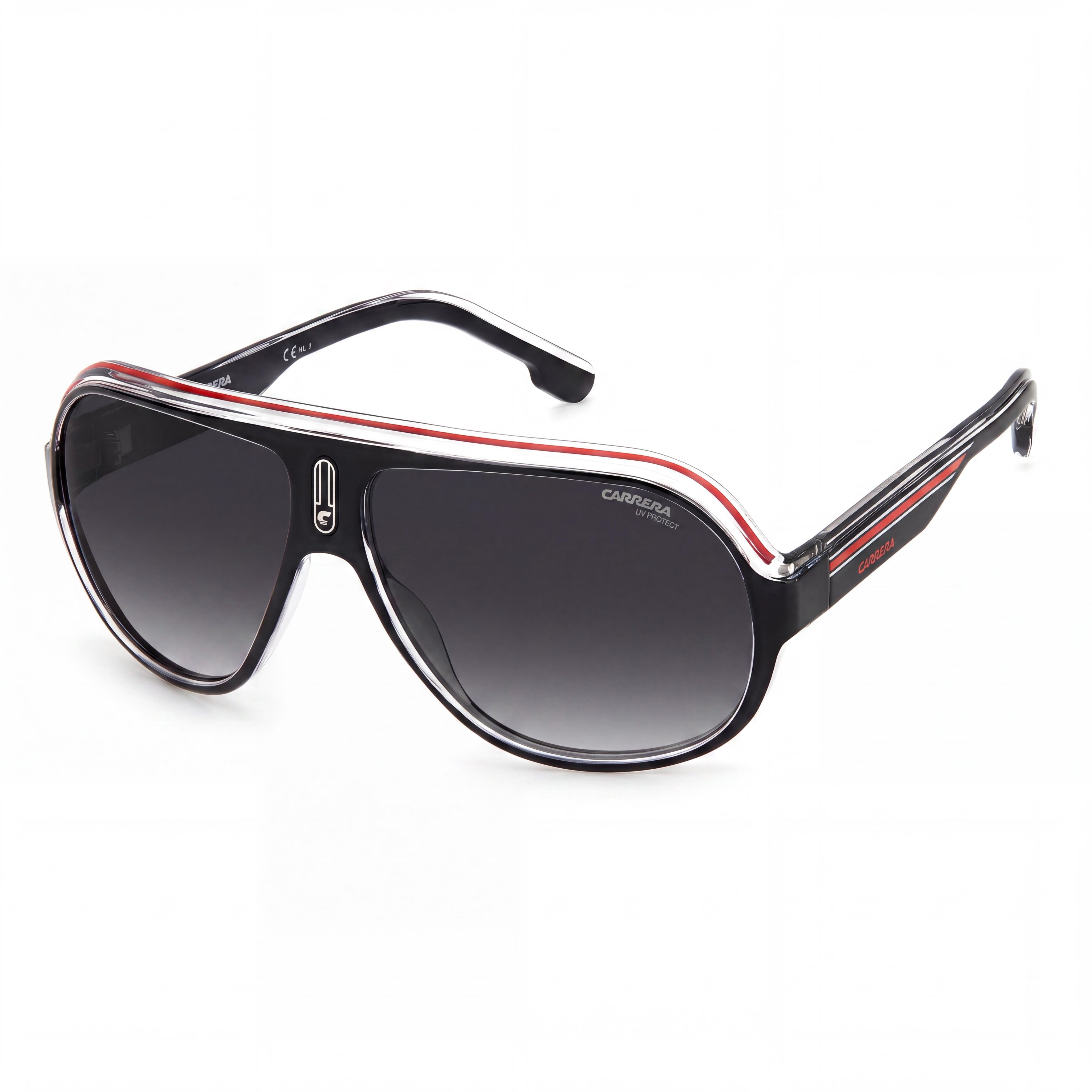 Carrera Speedway/n Men's Black Frame Dark Grey Gradient Non-Polarized UV Protected Sunglasses 63mm, Photo 1