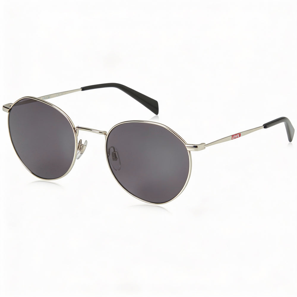Levi's Modern Women’s Palladium Stainless Steel Frame and Lens UV Protection Sunglasses, 54mm Lens Width