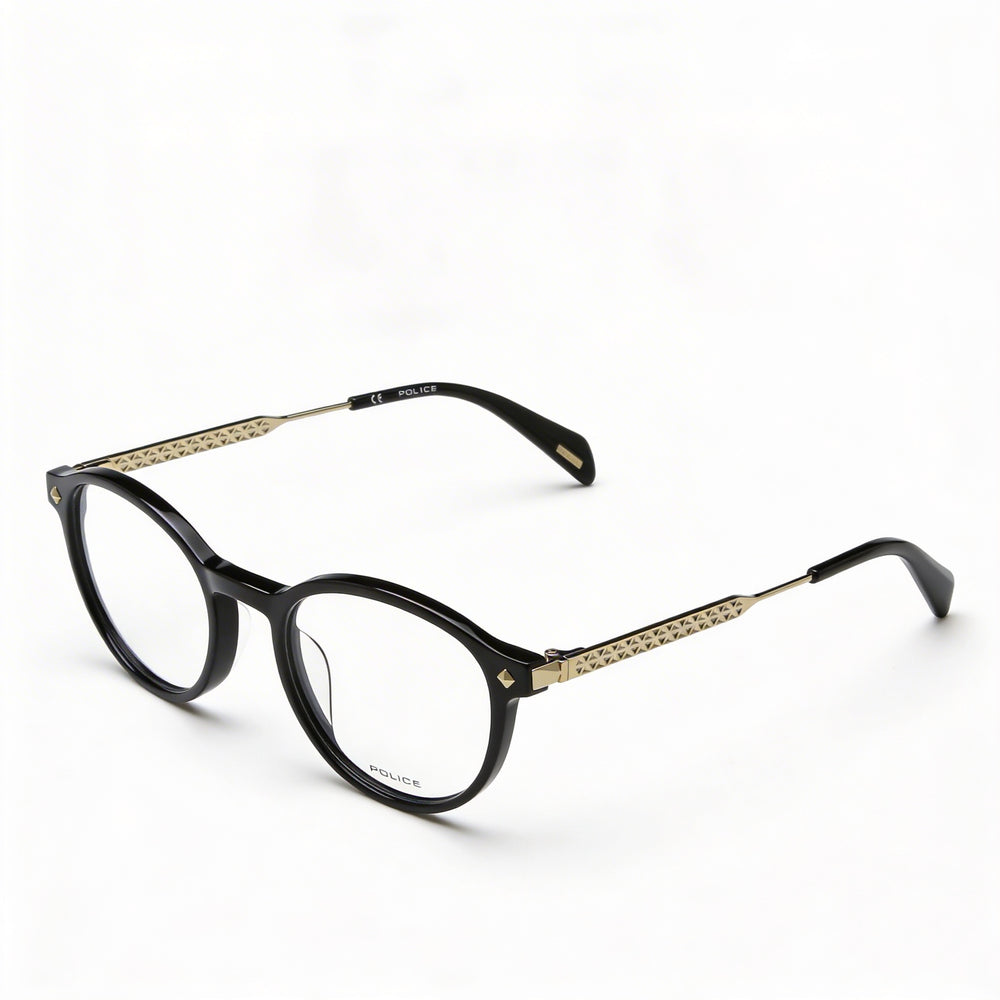 Gafas Police VPLG27 modernas para hombre, de acetato y metal, no polarizadas, de 49 mm