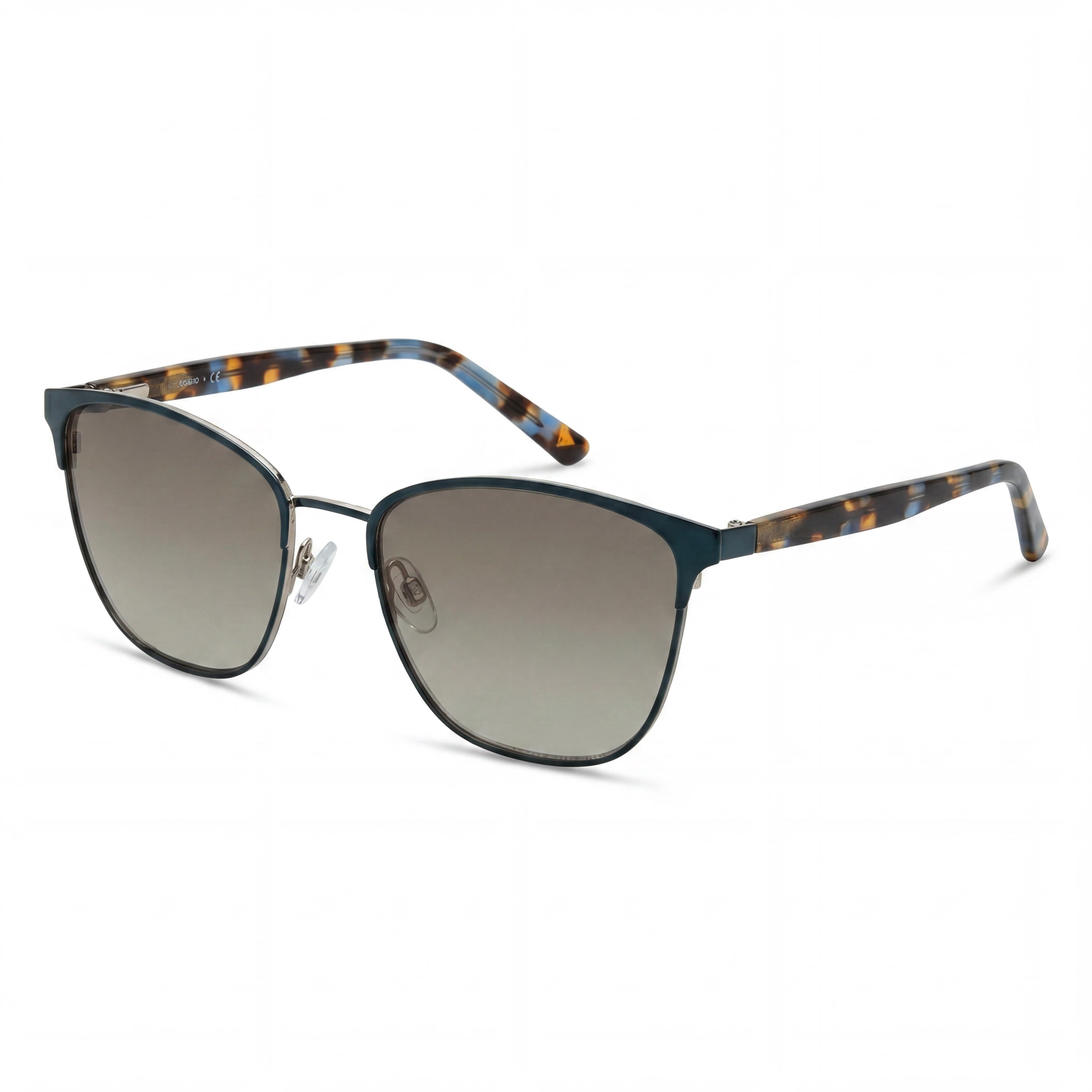 Liz Claiborne Classic Women's Polarized UV Protection Sunglasses - Mattteal Frame, 56mm Lens Width, Photo 1