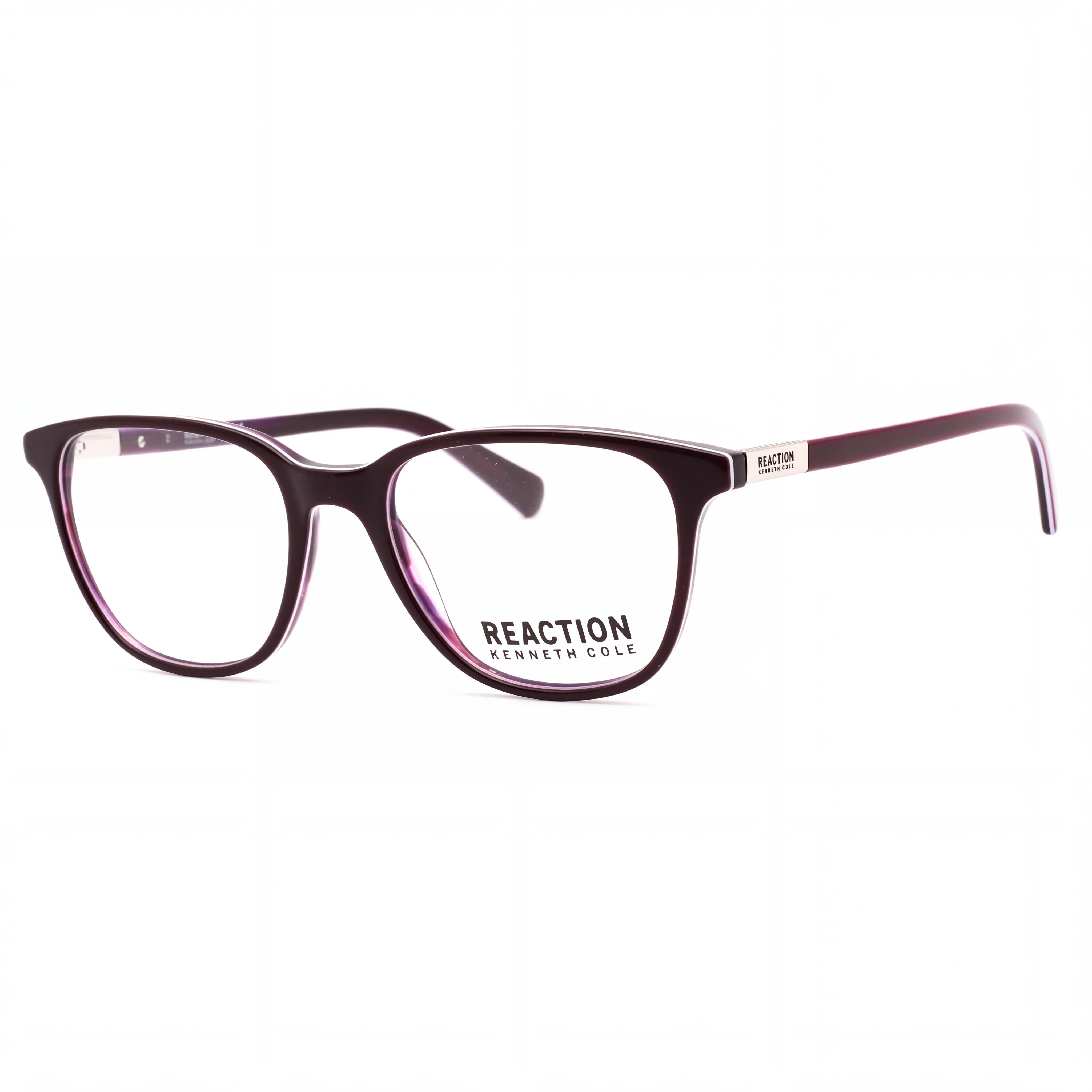 Kenneth Cole REACTION Kc0876 Gafas Violeta de Plástico para Hombre 53mm, Photo 1