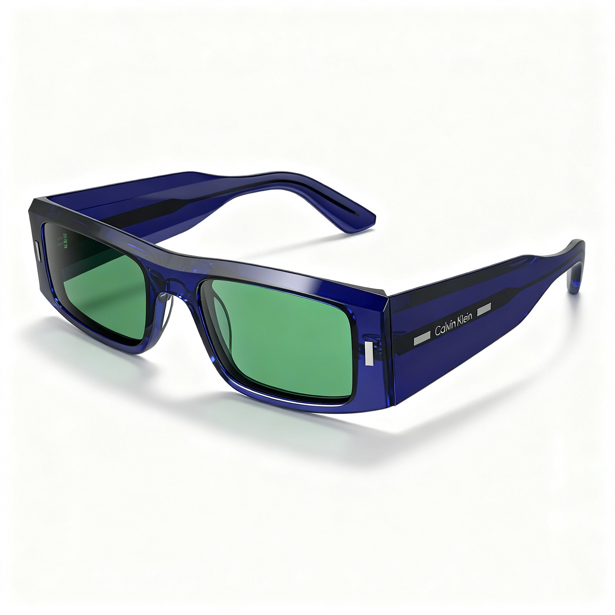 Calvin Klein Ck23537s Unisex Multi-coloured Plastic Frame Sunglasses with Blue Non-Polarized Lenses 52mm