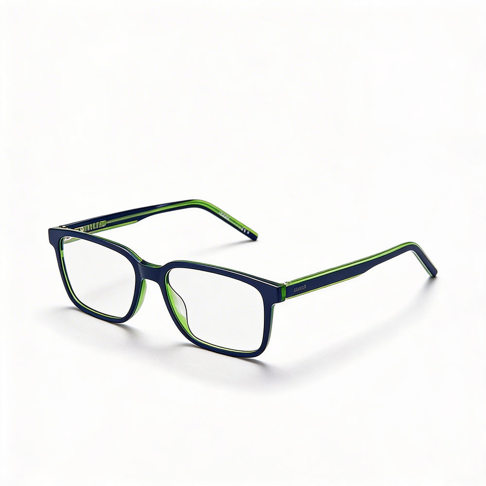Gafas de sol Hugo Boss Audio Systems Modern para hombre con montura de acetato y lentes de policarbonato azul verdoso de 53 mm