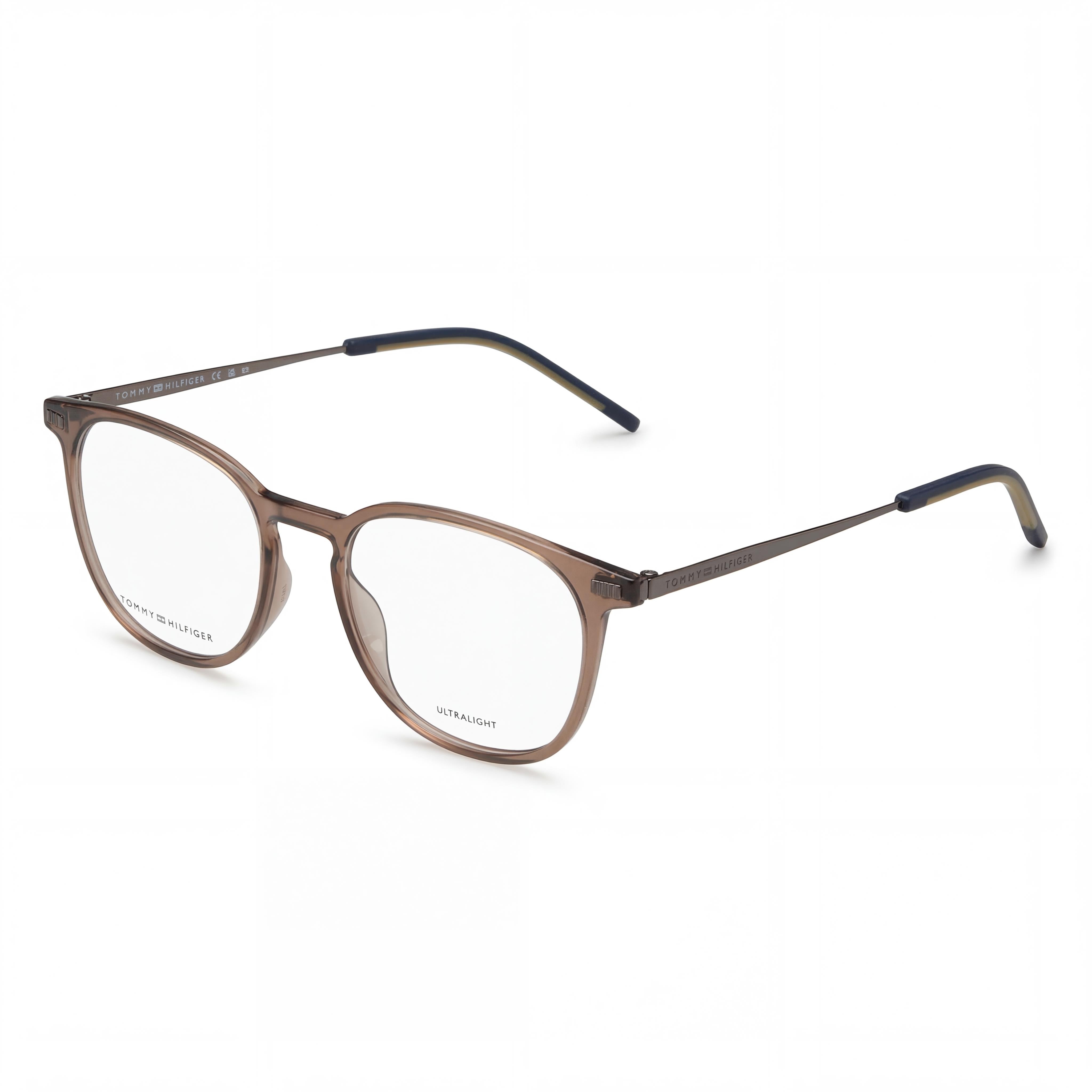 Tommy Hilfiger Casual Style Men's Eyeglasses with Polyamide Injected Grilamid Frame and Plastic Lenses 51mm, Photo 1