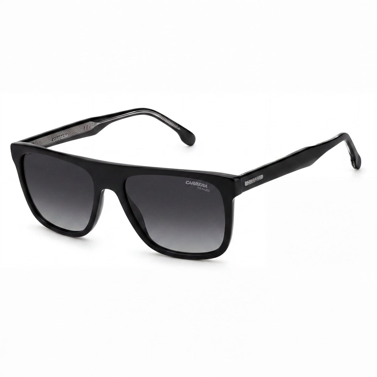 Carrera Carrera 267/S Men's Black Grey Acetate Dark Grey Gradient UV Protection prescription-ready Sunglasses 56mm, Photo 1